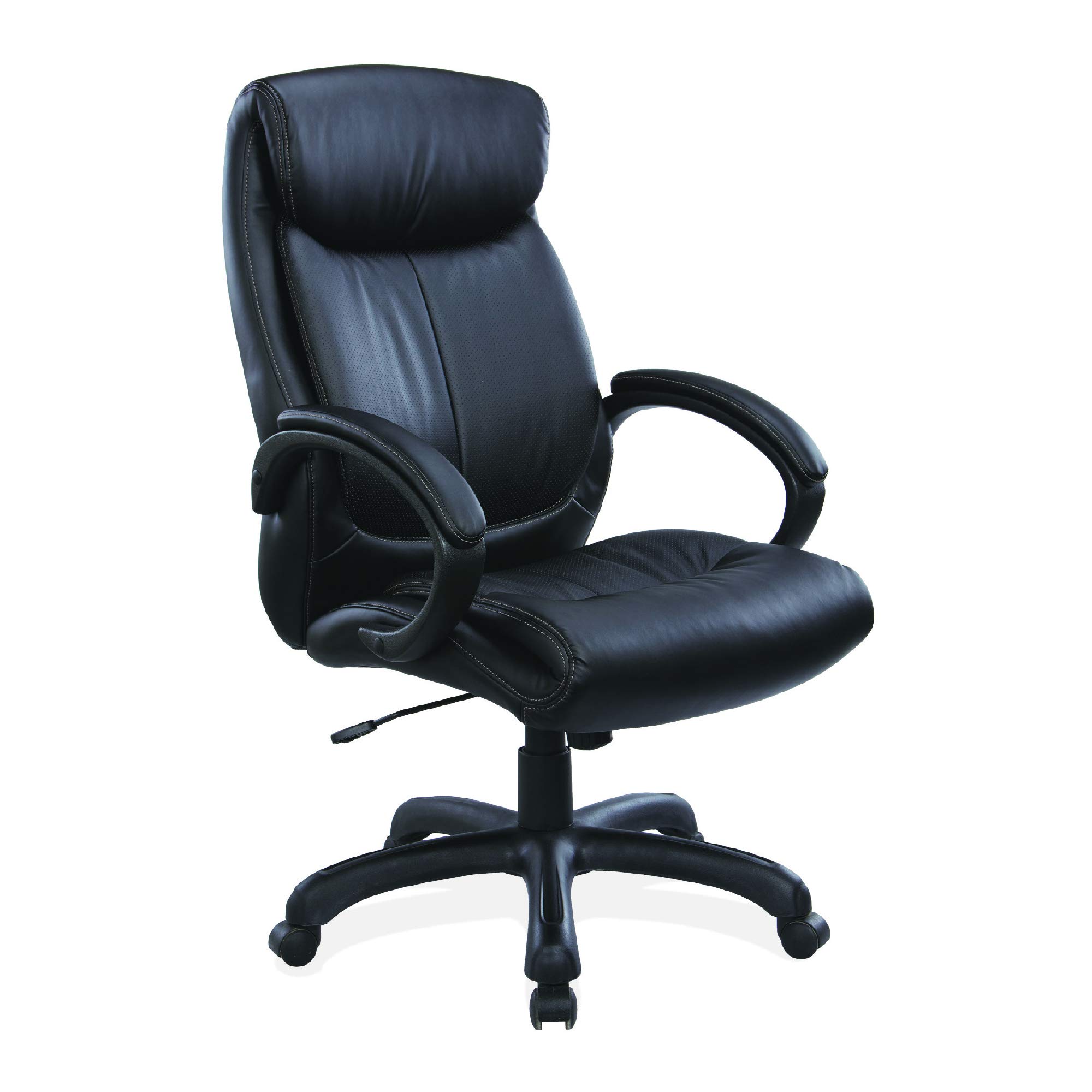 OfficeSource Sierra Series High-Back Executive Office Chair - Ergonomic Mesh Back & Adjustable Height, Black - Perfect for Home Office, Conference Rooms & Corporate Workspaces