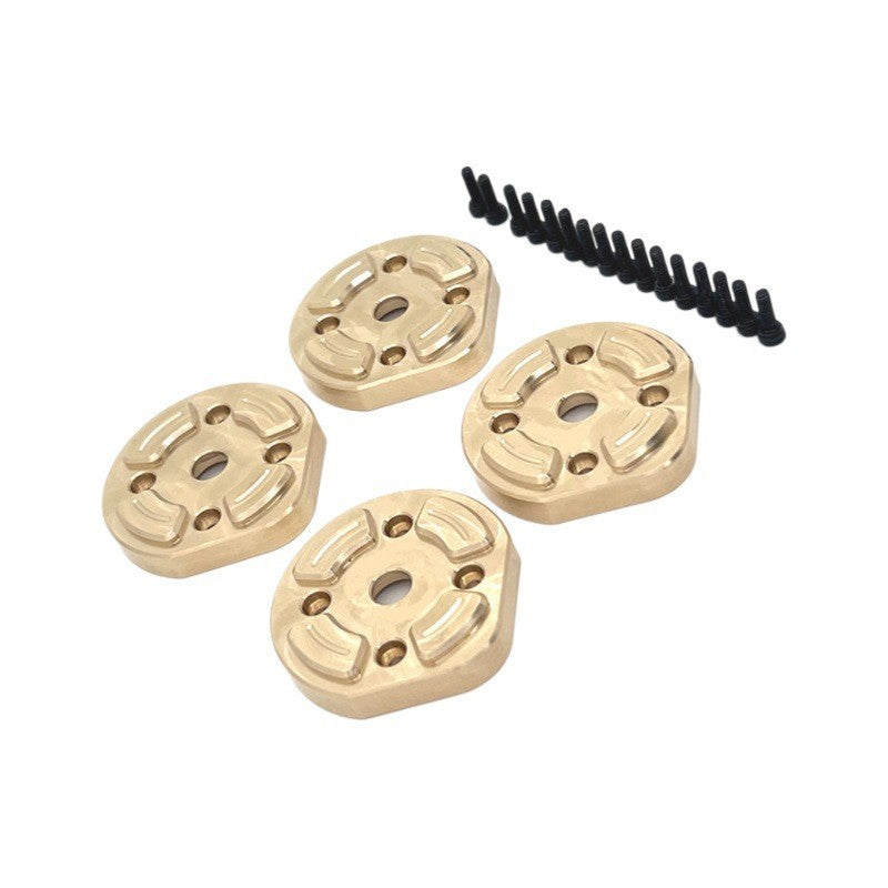 MJX Hyper Go H12Y/H12Y+ Upgrade Kit - Brass Front & Rear Axle Weights & Gear Cover for RC Car Performance Boost | Perfect for Off-Road Racing, Bashing & Drifting
