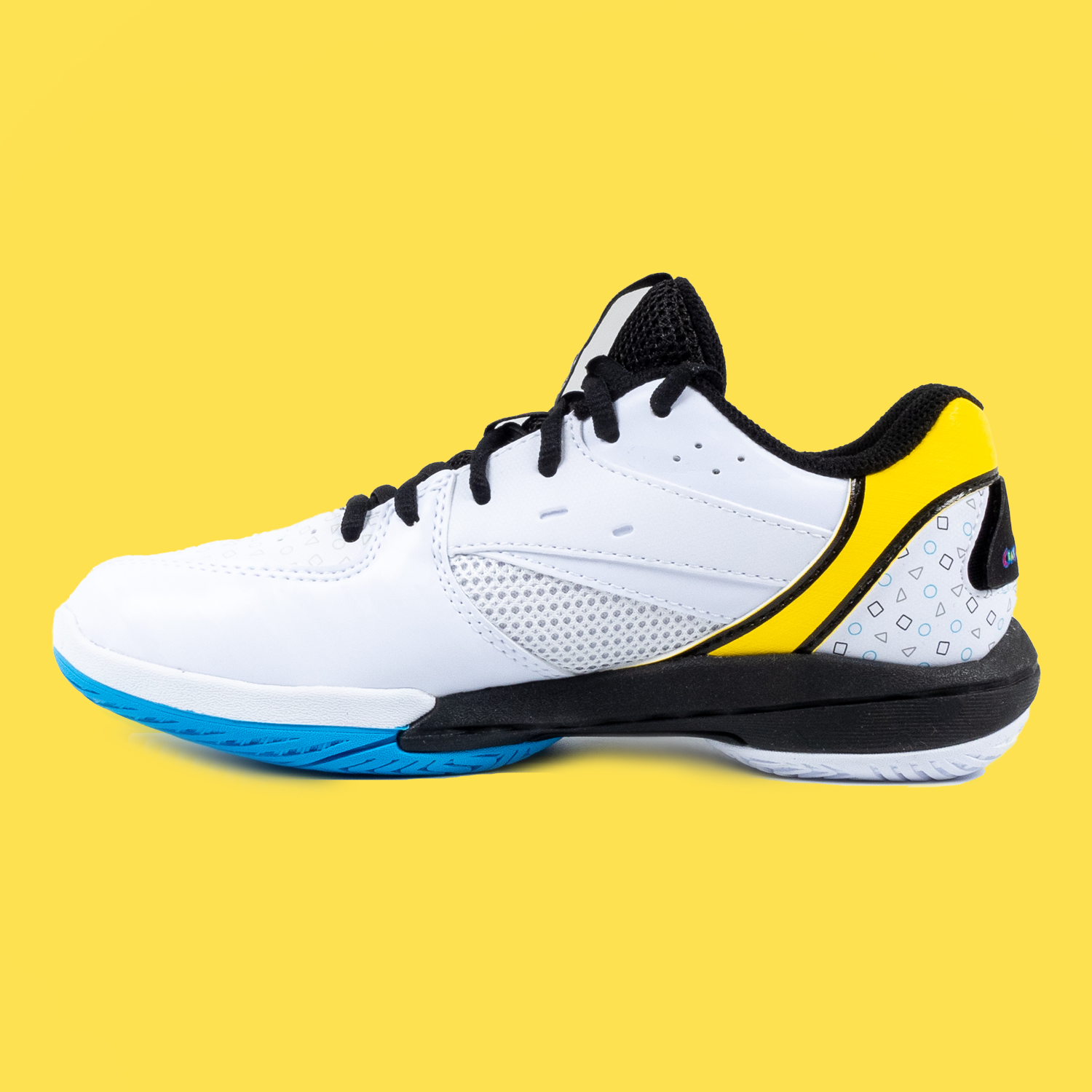 Victor x Crayon Shin Chan Junior Court Shoes A39JRCS AC - White/Black Kids Sneakers for School, Sports & Casual Wear