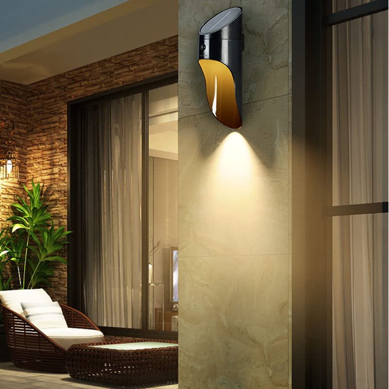 Modern Solar Wall Lamp with LED & Motion Sensor - Auto Light Control for Bedroom, Living Room, Corridor, Garden, Balcony & Outdoor Spaces | Energy-Efficient Home & Villa Lighting Solution