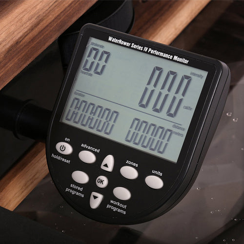 WaterRower Classic Rowing Machine with S4 Performance Monitor - Premium Home Gym Equipment for Cardio & Full-Body Workout | Perfect for Home Fitness, Small Spaces & Low-Impact Exercise
