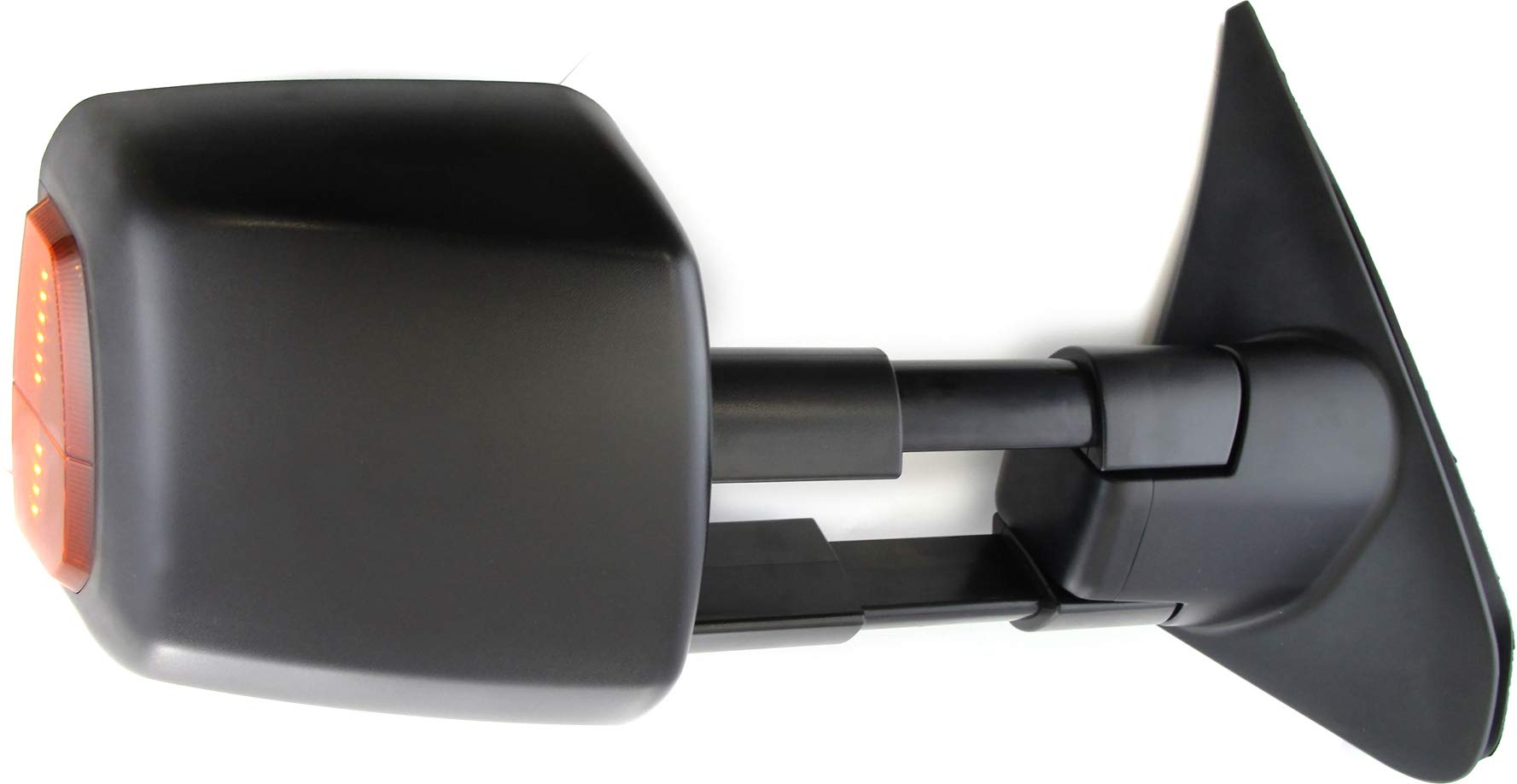 2007-2021 Toyota Tundra Power Heated Towing Mirrors - Driver & Passenger Side with Signal Light | Kool Vue Textured Standard Cab Replacement Mirrors | Enhanced Visibility for Winter Towing & Off-Road Adventures