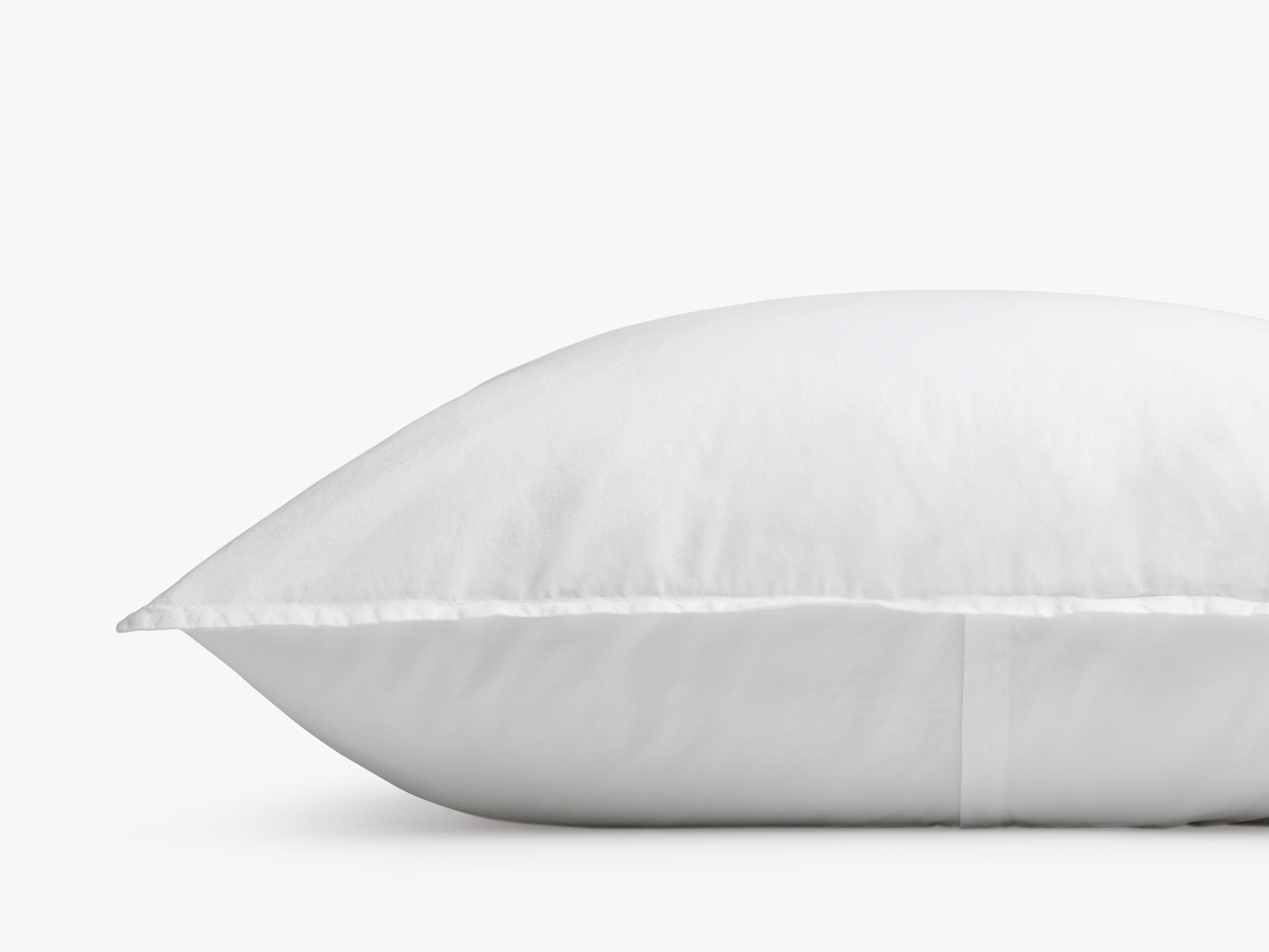 Organic Cotton Euro Sham Pillowcase - Soft & Breathable White Standard Size 26x26 Inches - Perfect for Bedroom, Guest Room & Hotel Decor