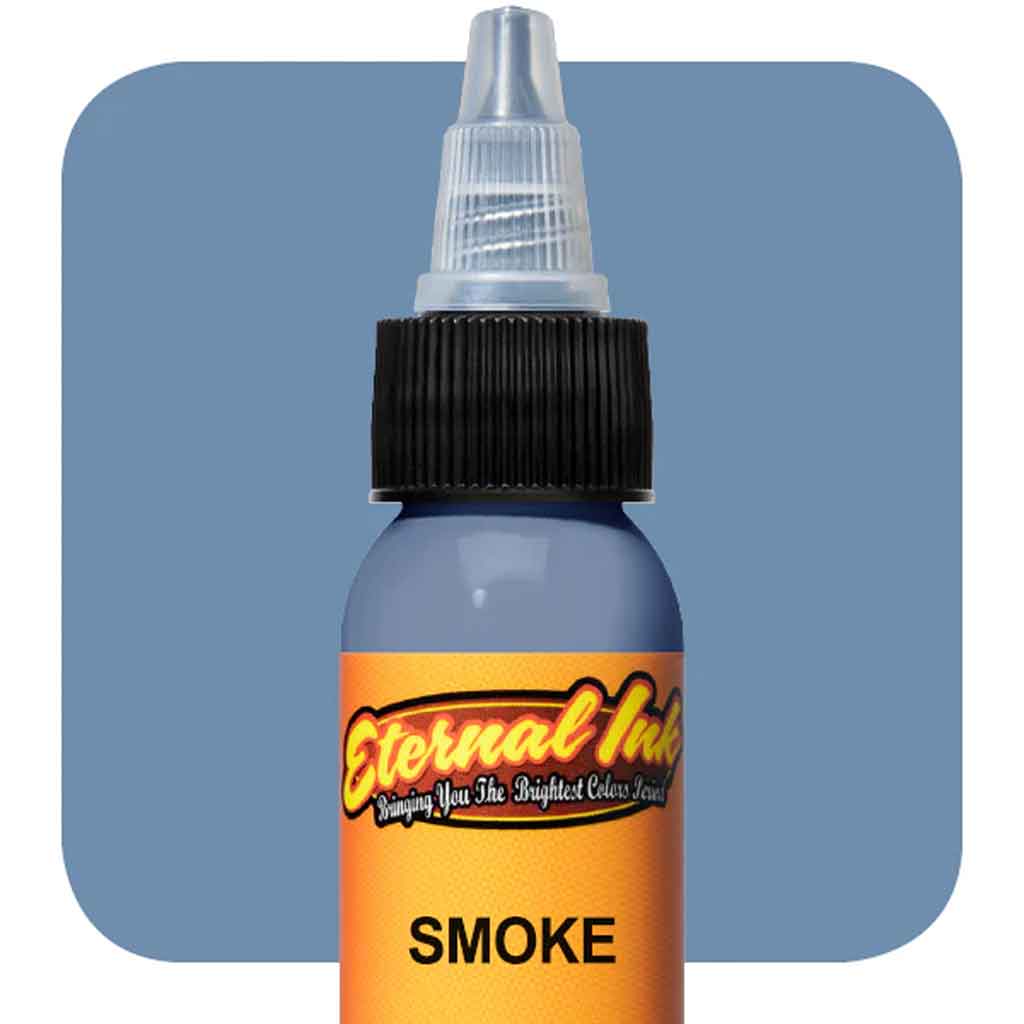 Eternal Ink - Premium Smoke Black Tattoo Ink (1 oz) for Professional Tattoo Artists & Body Art Enthusiasts - Ideal for Tattoo Shops, Home Studios & Permanent Makeup