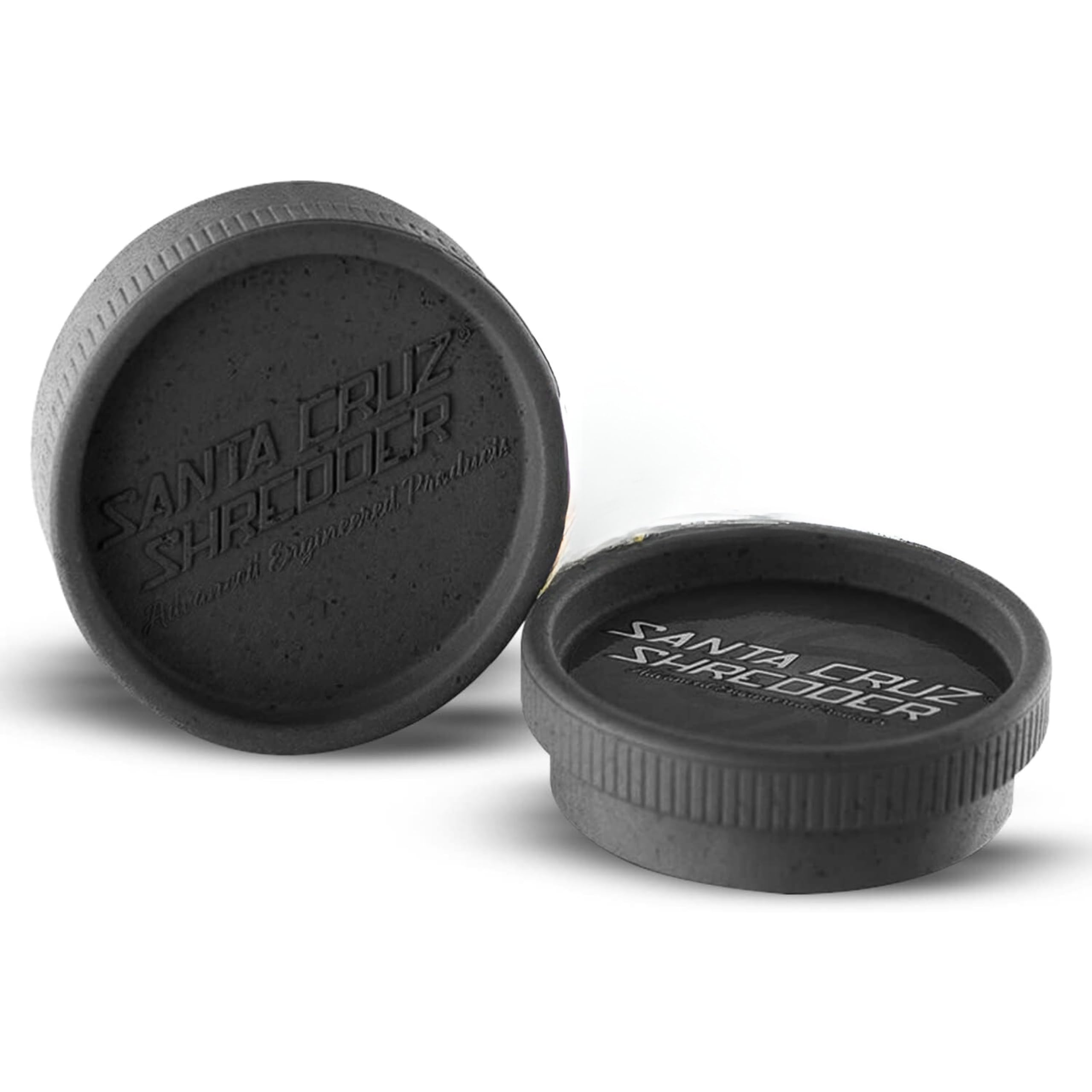 Premium Santa Cruz Shredder 2-Piece Herb Grinder - Knurled Top for Stronger Grip - Medium 2.2