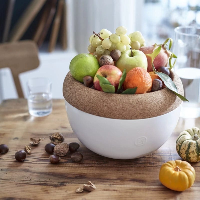 Emile Henry Deep Storage Bowl - Premium Ceramic Kitchen Bowl for Mixing, Serving & Storing - Perfect for Salads, Pasta & Meal Prep