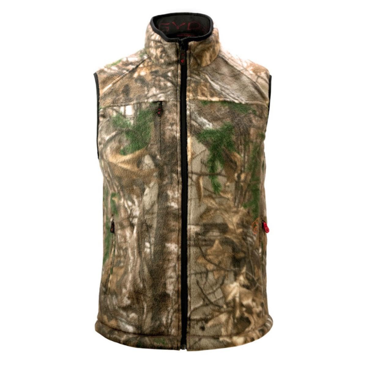 Gerbing Gyde 7V Women's Heated Fleece Vest - Camouflage Pattern, X-Small Size - Perfect for Outdoor Hunting, Skiing & Winter Sports