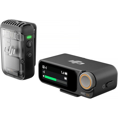 DJI MIC 2 Wireless Lavalier Microphone System (1 Transmitter + 1 Receiver) - Professional-Grade Audio for Vlogging, Interviews & Content Creation