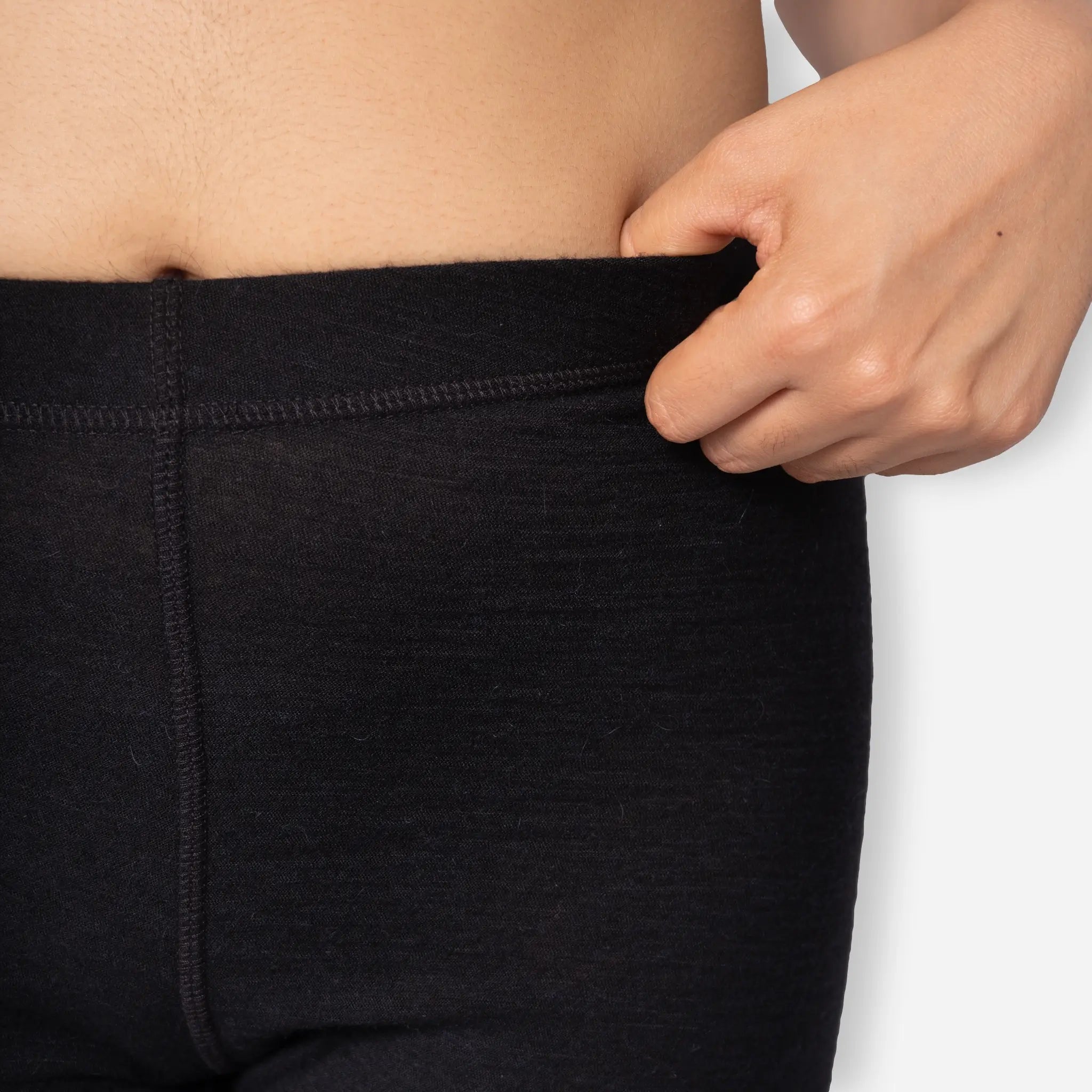 Ultralight Women's Alpaca Wool Leggings - 160 GSM Thermal Base Layer for Hiking, Yoga & Winter Comfort