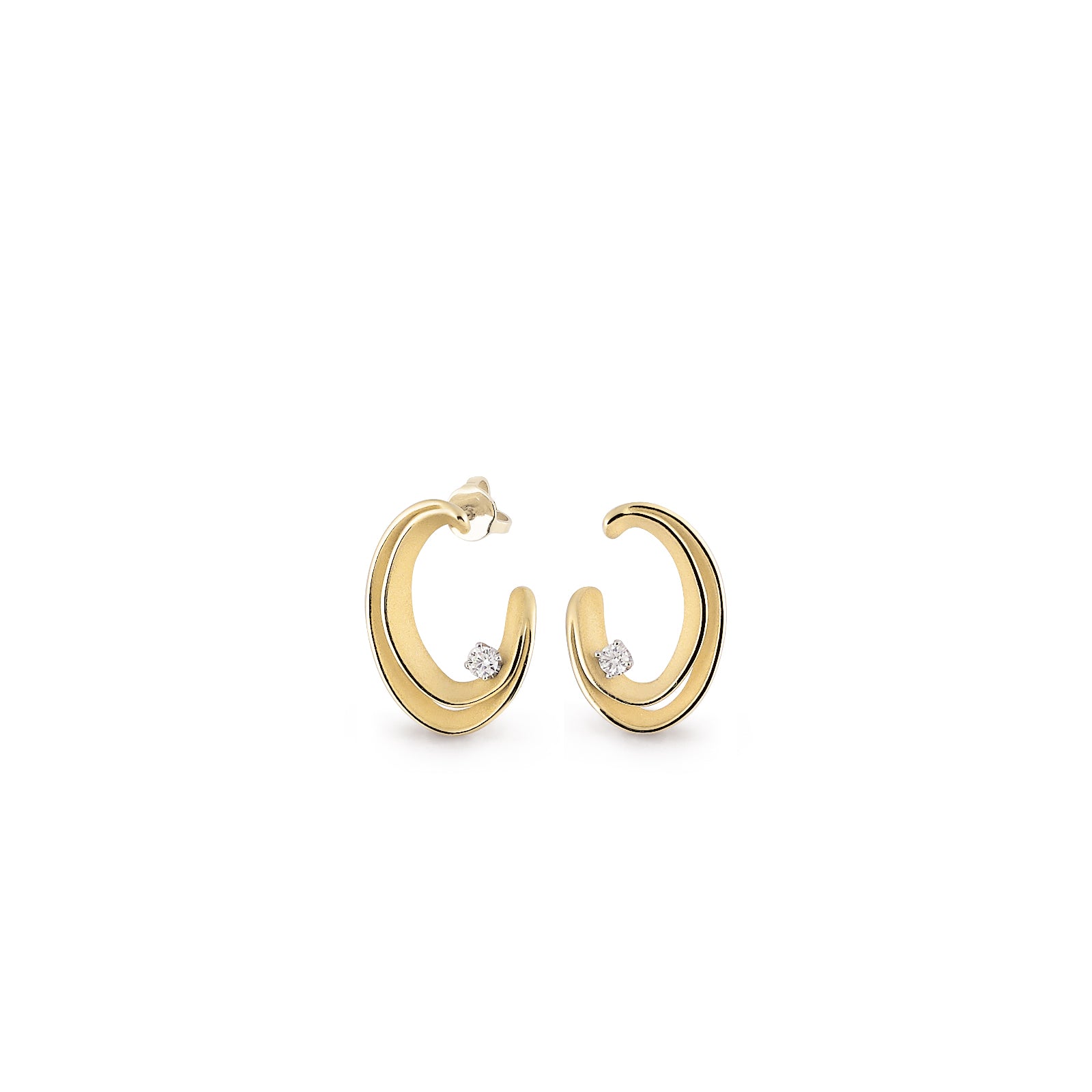 DUNE Hoop Earrings for Women - Trendy Gold & Silver Hoop Earrings for Everyday Wear, Parties & Gifts | Lightweight Hypoallergenic Fashion Jewelry