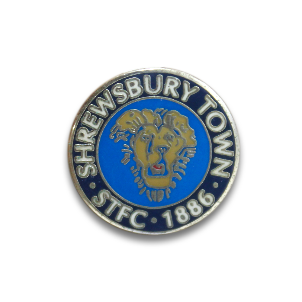 Shrewsbury Town FC Gold Pin Badge - Officially Licensed Collectible for Fans, Gifts & Memorabilia - Perfect for Jackets, Hats & Backpacks