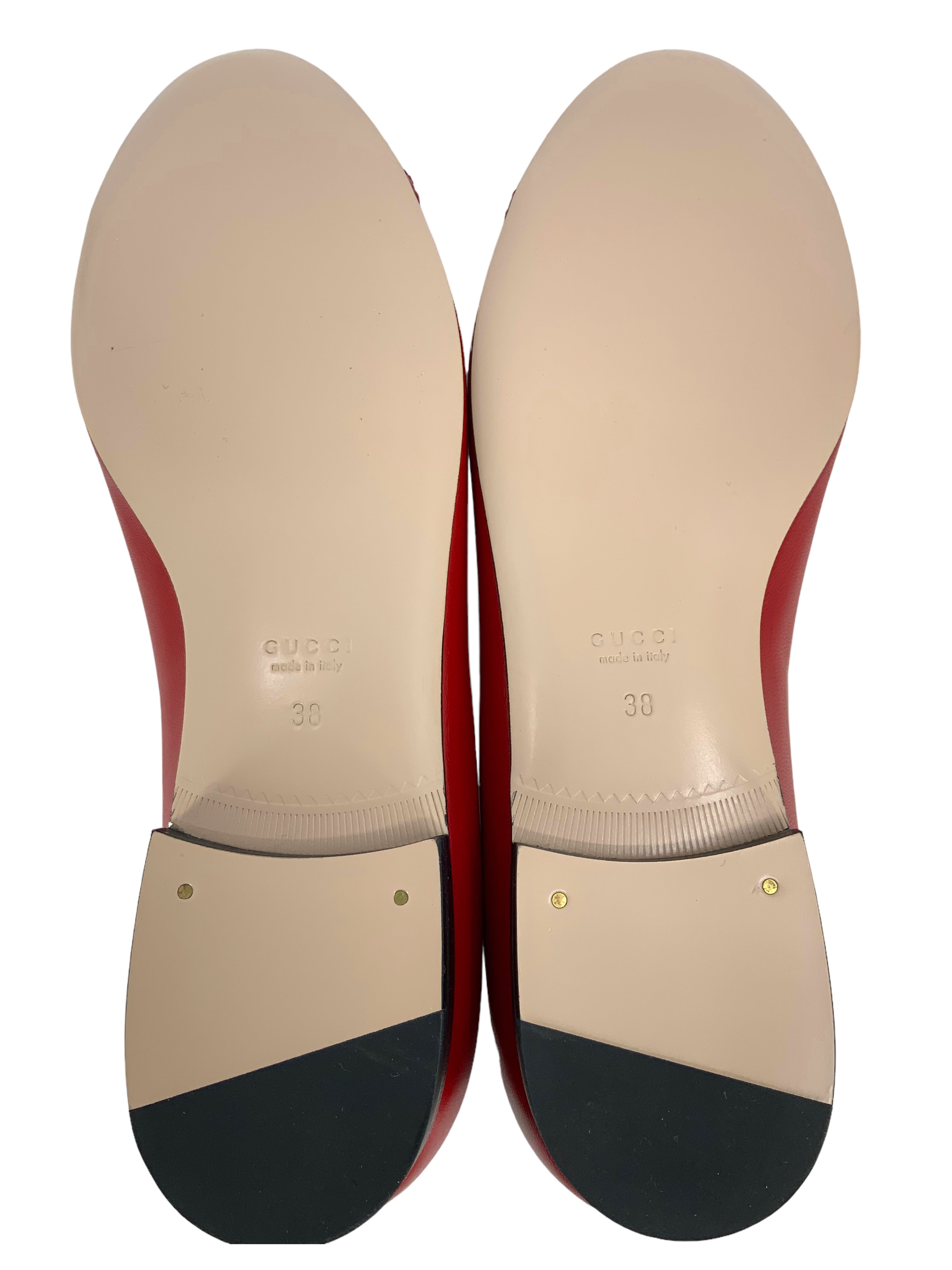 Gucci GG Marmont Leather Ballet Flats for Women - Size 8 (US) - New Authentic Designer Shoes | Perfect for Office, Date Night & Casual Outfits
