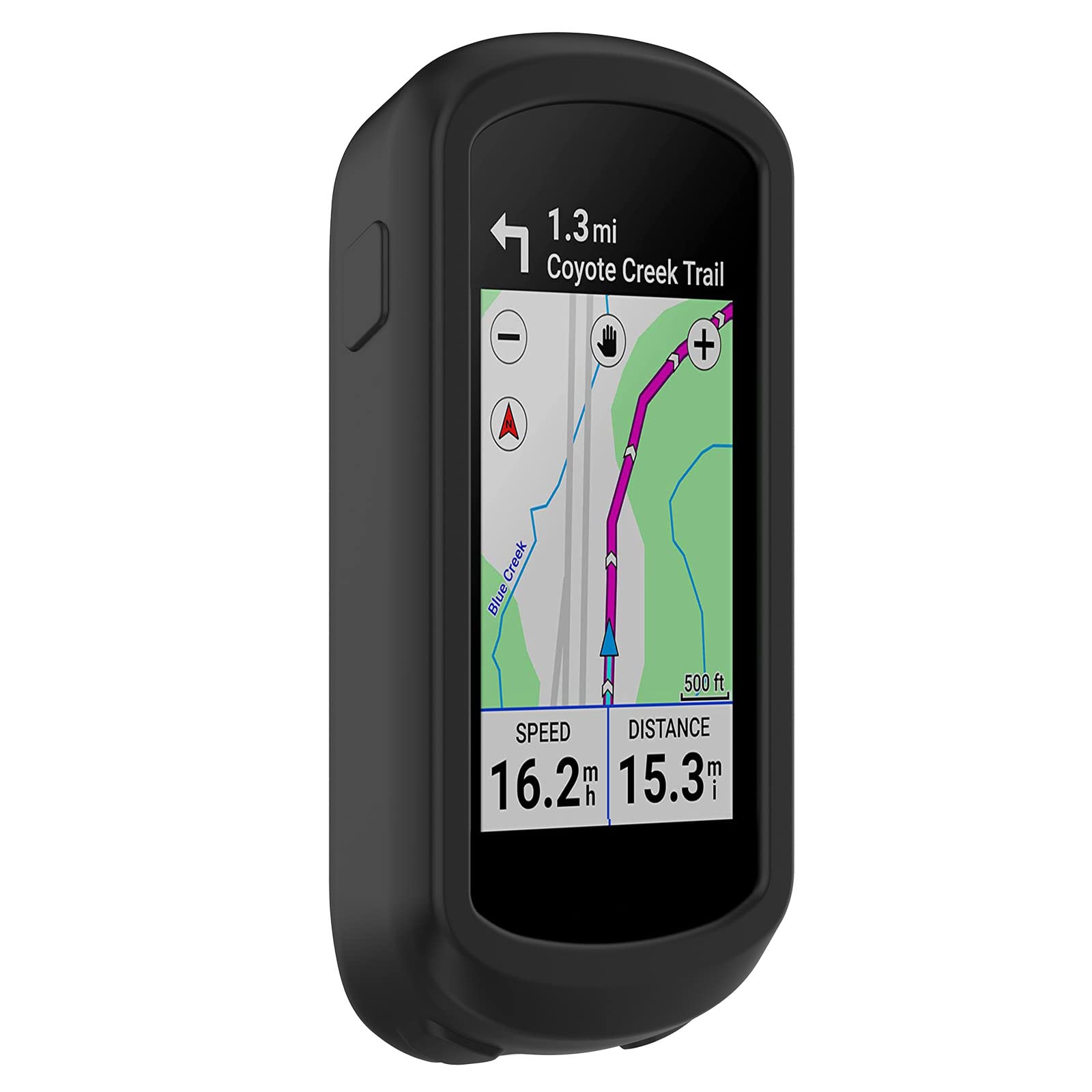 **Lamshawca Silicone Protective Case Cover for Garmin Edge Explore 2 - Durable GPS Bike Computer Accessory (Black) - Perfect for Cycling, Outdoor Adventures & Commuting**