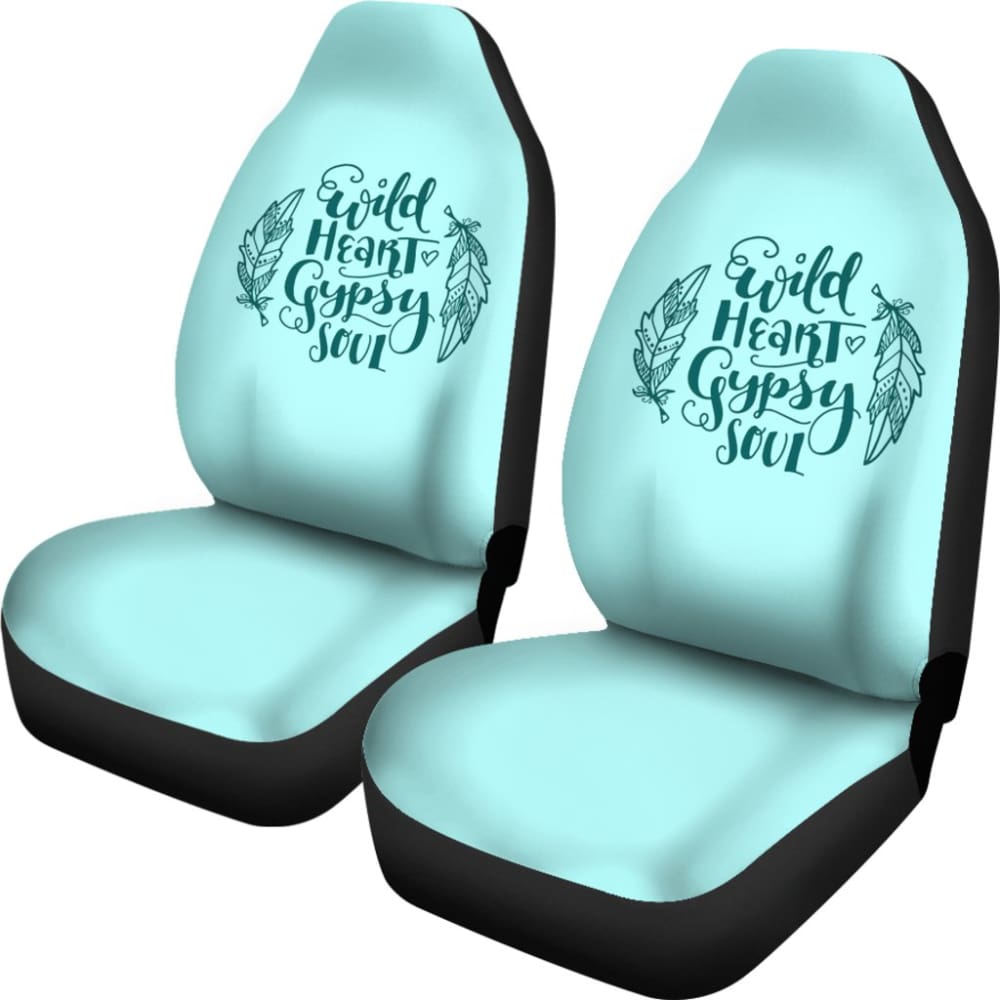 Wild Heart Gypsy Soul Ombre Car Seat Covers for Cars, SUVs & Trucks - Stylish & Durable Auto Accessories for Road Trips & Daily Commutes