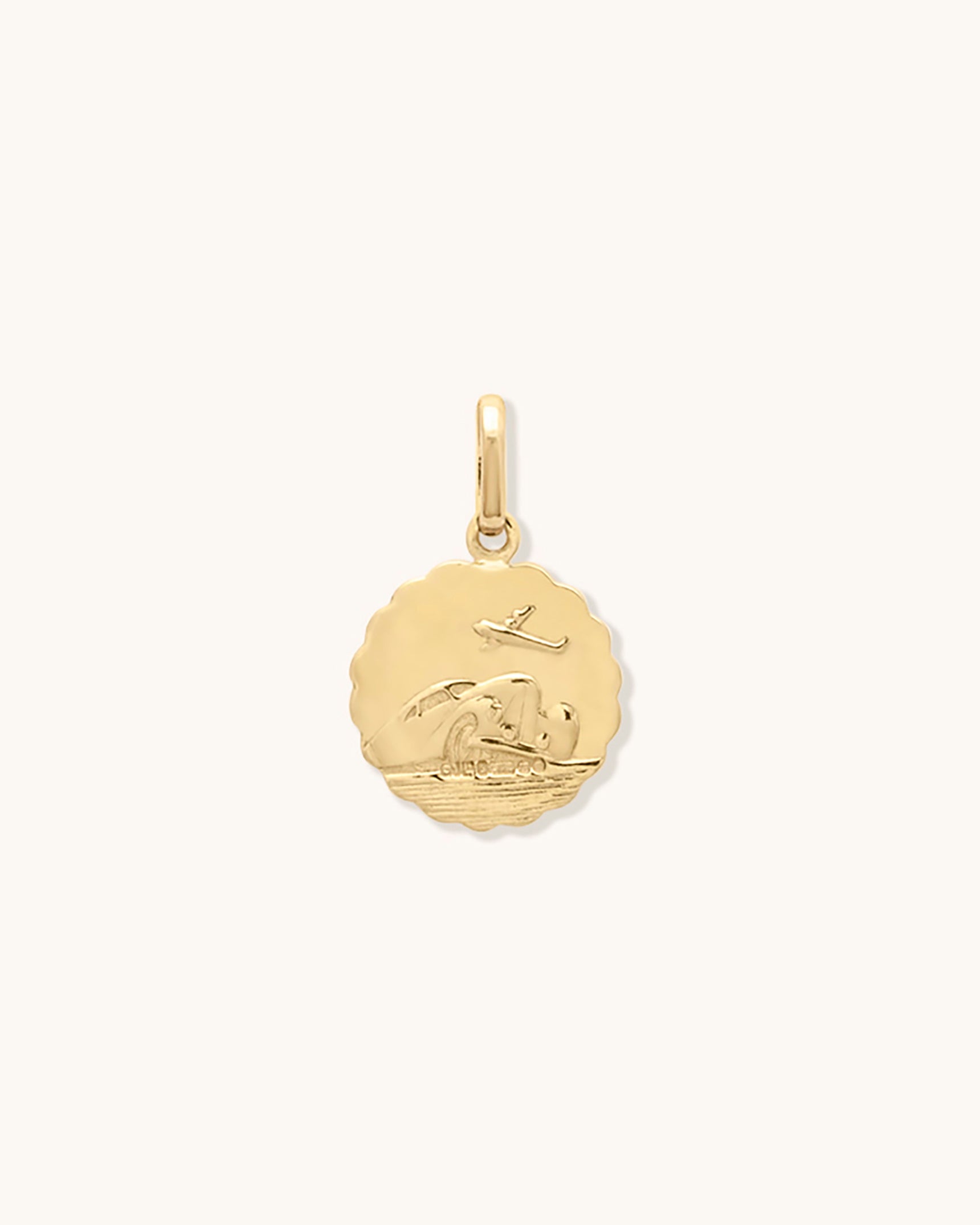 St Christopher Pendant Necklace - Sterling Silver Religious Jewelry for Men & Women - Perfect for Travel Protection & Faith Gifts