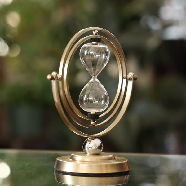Bronze Time Turner Urn Rotating Hourglass - Elegant Home Decor for Harry Potter Fans | Perfect for Memorials, Gifts & Collectibles