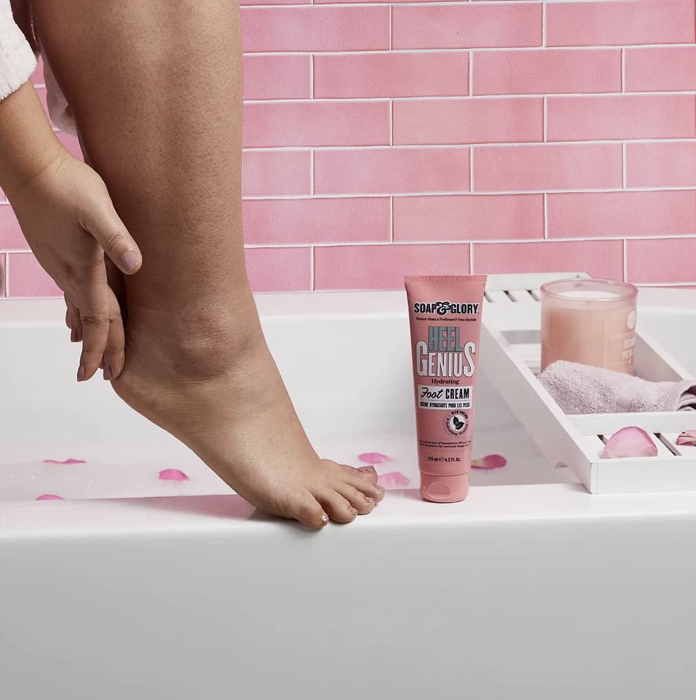 Soap & Glory Hand and Foot Care Gift Set - Moisturizing Hand Cream & Foot Cream Duo for Soft Skin - Perfect for Pampering, Spa Days & Gifts