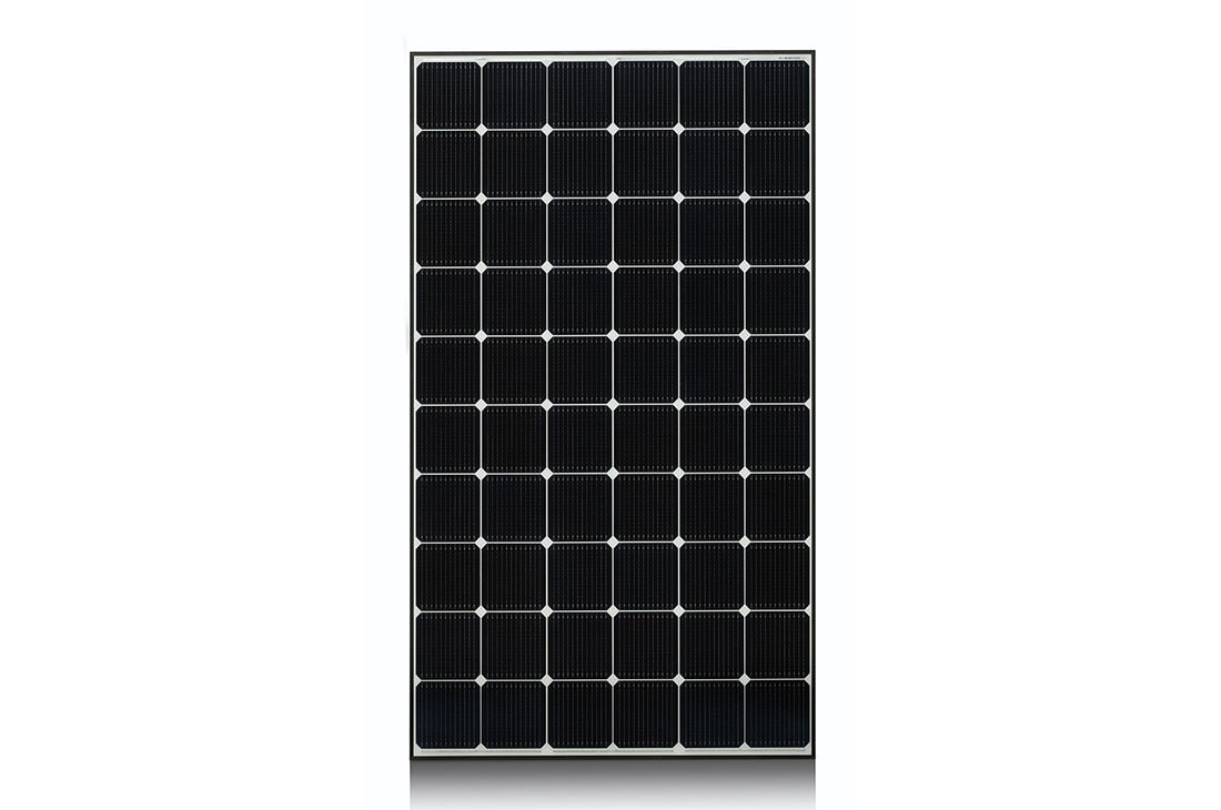 LG 380W NeON® H Black Solar Panel for Home Use | High Efficiency LG380N1K E6 | Perfect for Residential Rooftop Solar Energy Systems