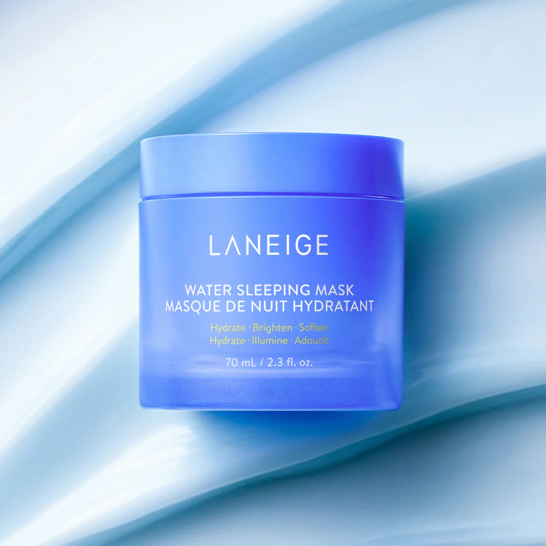 LANEIGE Water Sleeping Mask - Overnight Hydrating Face Mask for Dry Skin | Deep Moisturizing Night Cream for Glowing Skin | Perfect for Nighttime Skincare Routine & Travel Skincare Essentials
