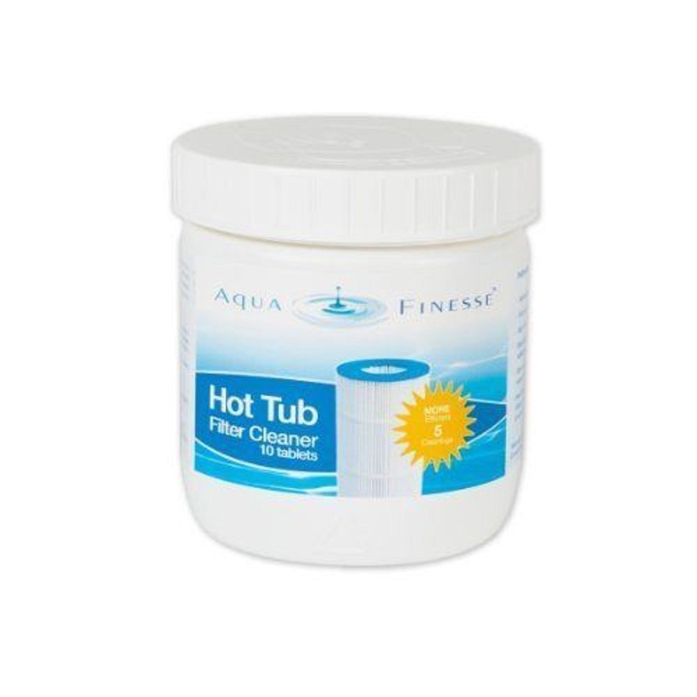 Aqua Finesse® Pool Filter Cleaner Tablets - 10 Count | Removes Grease, Oil & Scale Buildup | Ideal for Swimming Pool & Spa Filter Maintenance