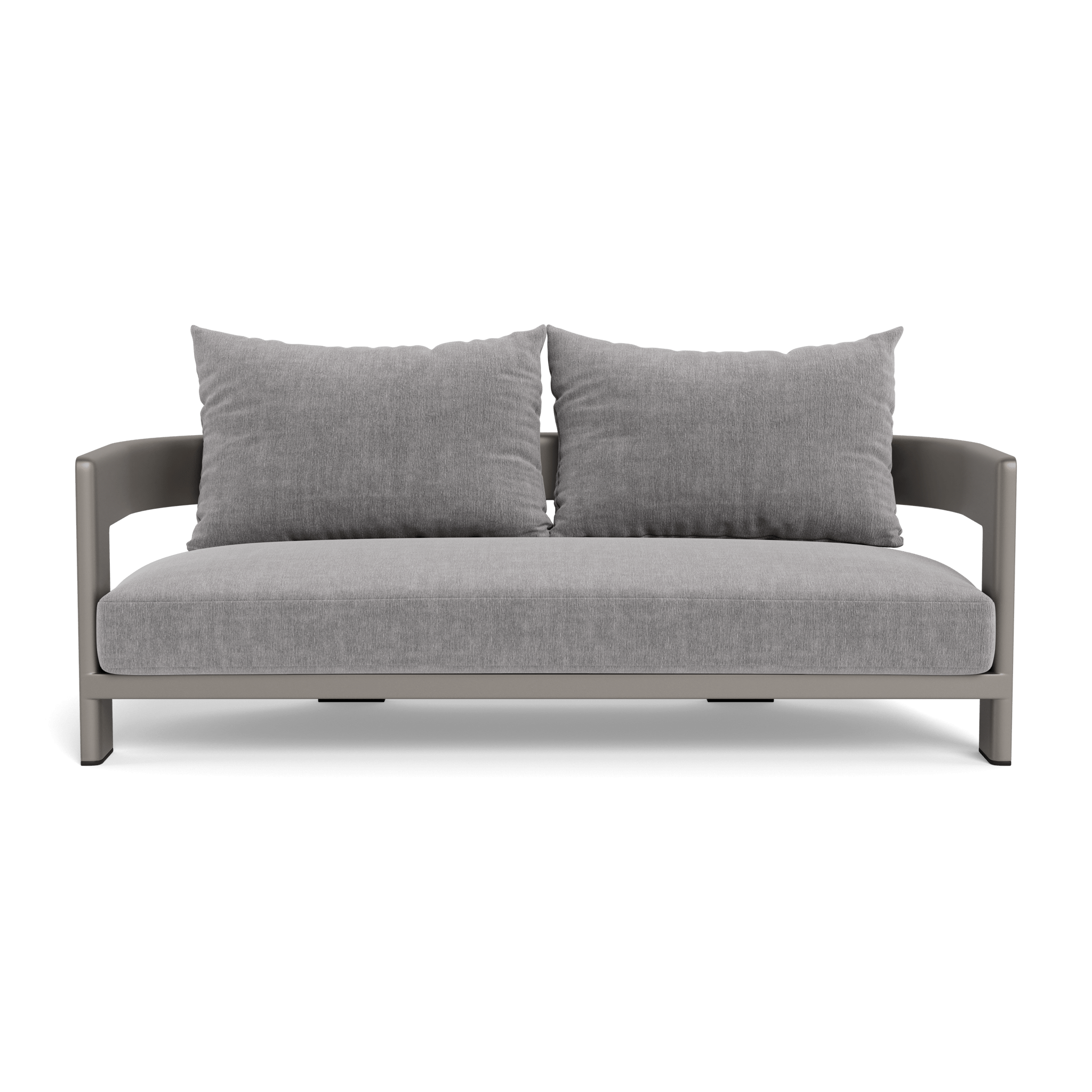 Victoria Aluminum 2-Seat Outdoor Patio Sofa - Lightweight & Weather-Resistant for Garden, Poolside, or Balcony Relaxation