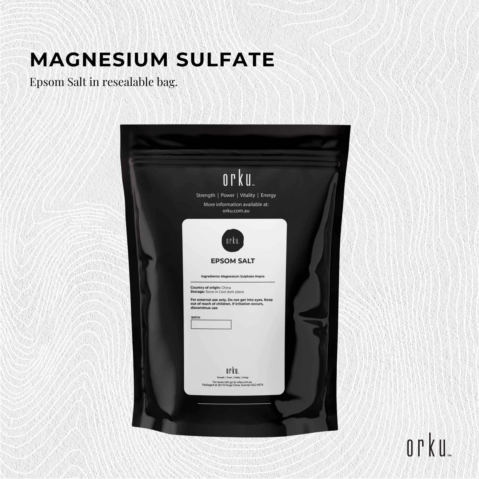 2Kg Epsom Salt - Pure Magnesium Sulfate Bath Crystals for Relaxation, Muscle Relief & Skin Care | Detox Bath, Foot Soak, Post-Workout Recovery & Stress Relief