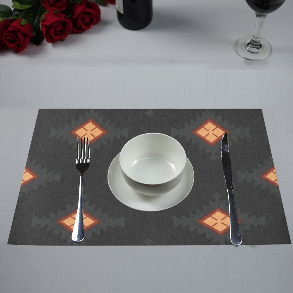 Southwestern Style Desert Night Printed Placemats Set of 4 - 12