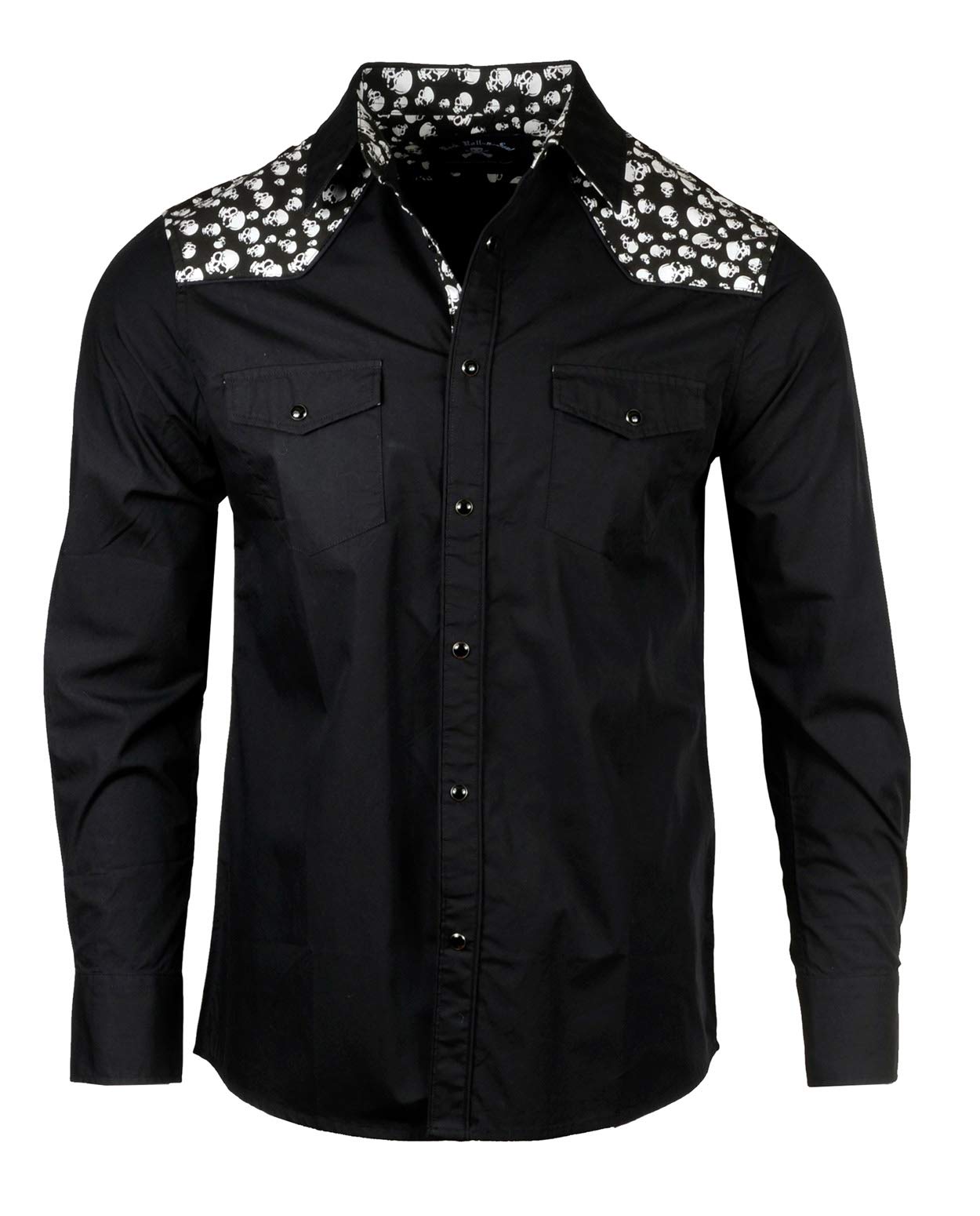 Vintage Western Style Men's Long Sleeve Button Up Shirt - Classic Cowboy Plaid Shirt for Country Music Fans | Perfect for Concerts, Rodeos & Casual Wear