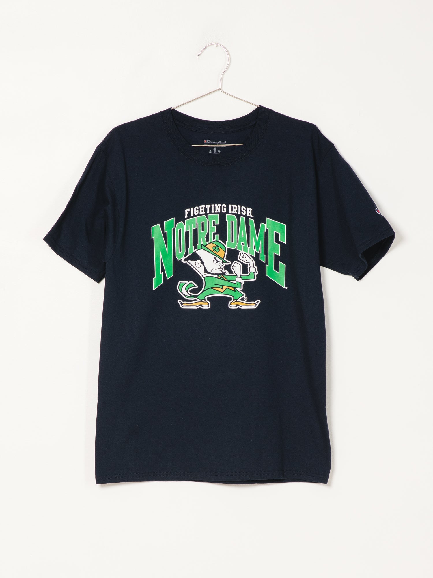 Champion Notre Dame Short Sleeve University T-Shirt - Men's & Women's Casual Cotton Tee for College Fans, Game Day & Everyday Wear - Clearance Sale