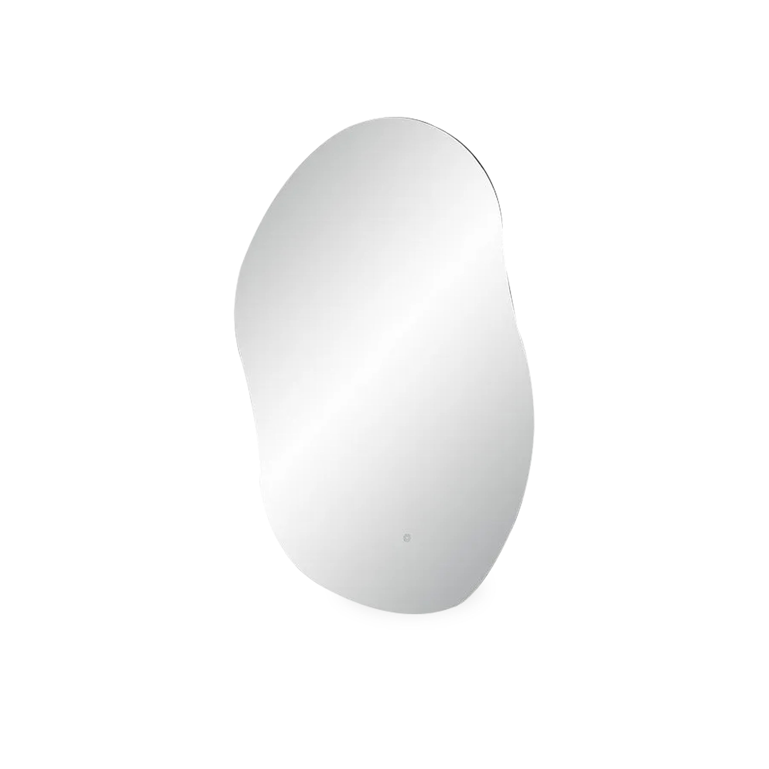 Organic Backlit LED Wall Mirror with Adjustable Brightness - Perfect for Vanity, Makeup, and Home Decor