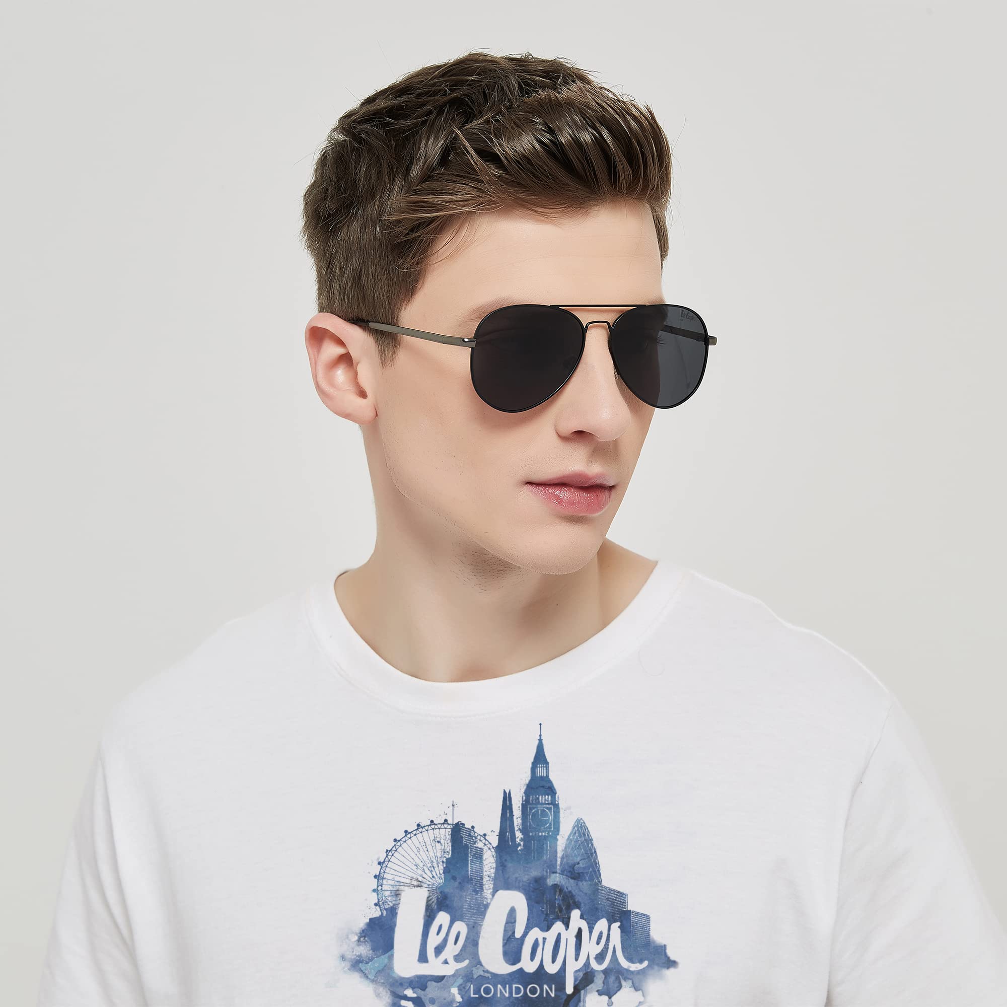 Lee Cooper Polarized Sunglasses for Men & Women - UV Protection, Stylish & Lightweight for Driving, Outdoor Sports & Fashion