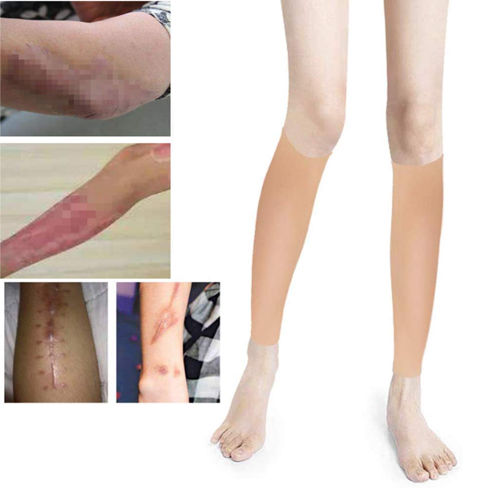 Realistic Fake Calf Leg Silicone Sleeve Enhancer - Natural Looking Leg Padding for Thin & Skinny Legs | Cosplay, Costume, Halloween, Theater & Everyday Wear