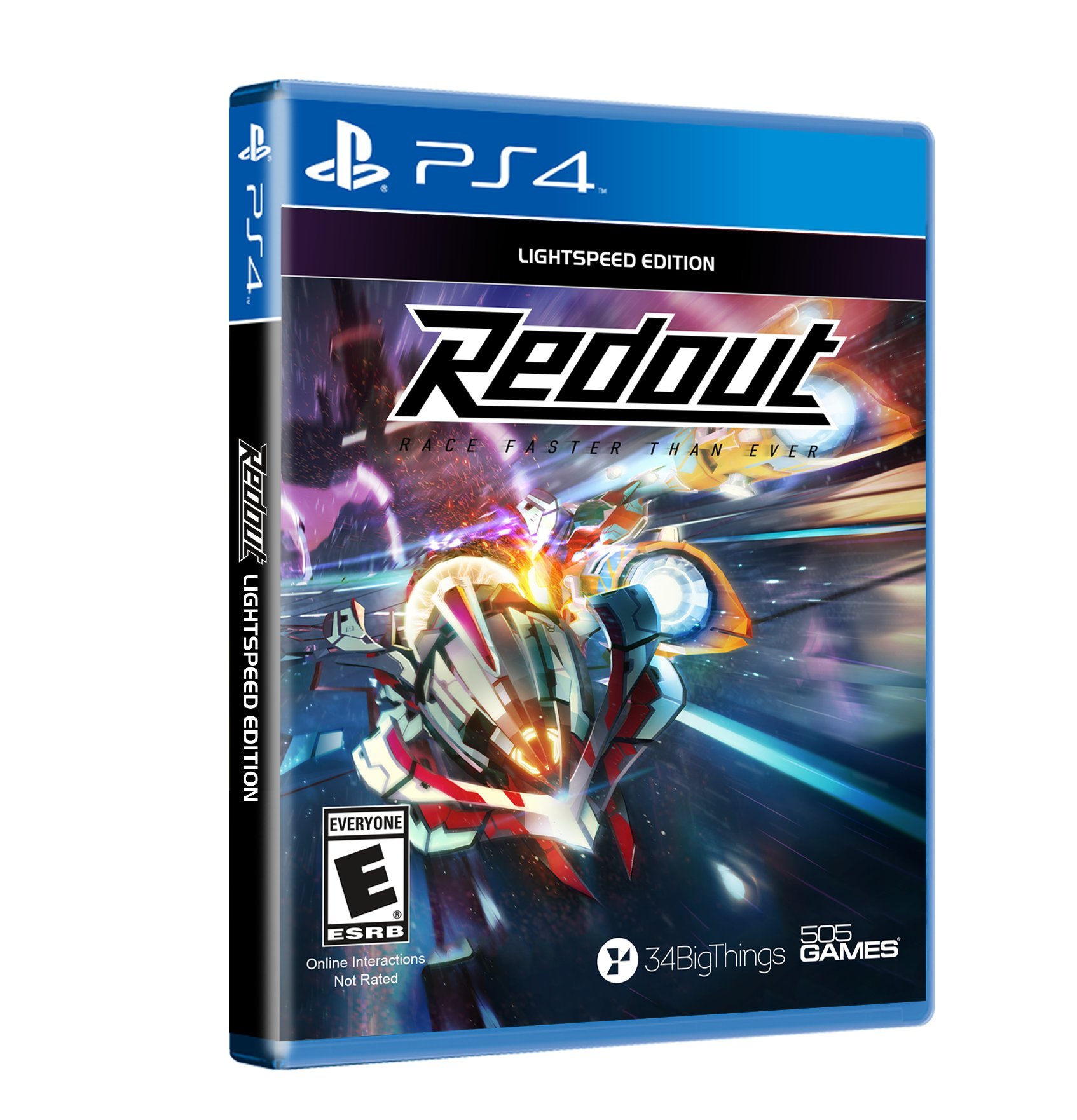 Redout - High-Speed Racing Game for PlayStation 4 | Futuristic Anti-Gravity Arcade Experience | Perfect for Racing Fans & Competitive Multiplayer Gaming