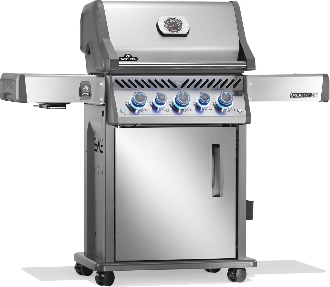 Napoleon Rogue PRO S 425 RSIB Gas Grill - Premium Stainless Steel Outdoor BBQ Grill for Backyard, Patio & Tailgating | Perfect for Grilling Steaks, Burgers & Vegetables