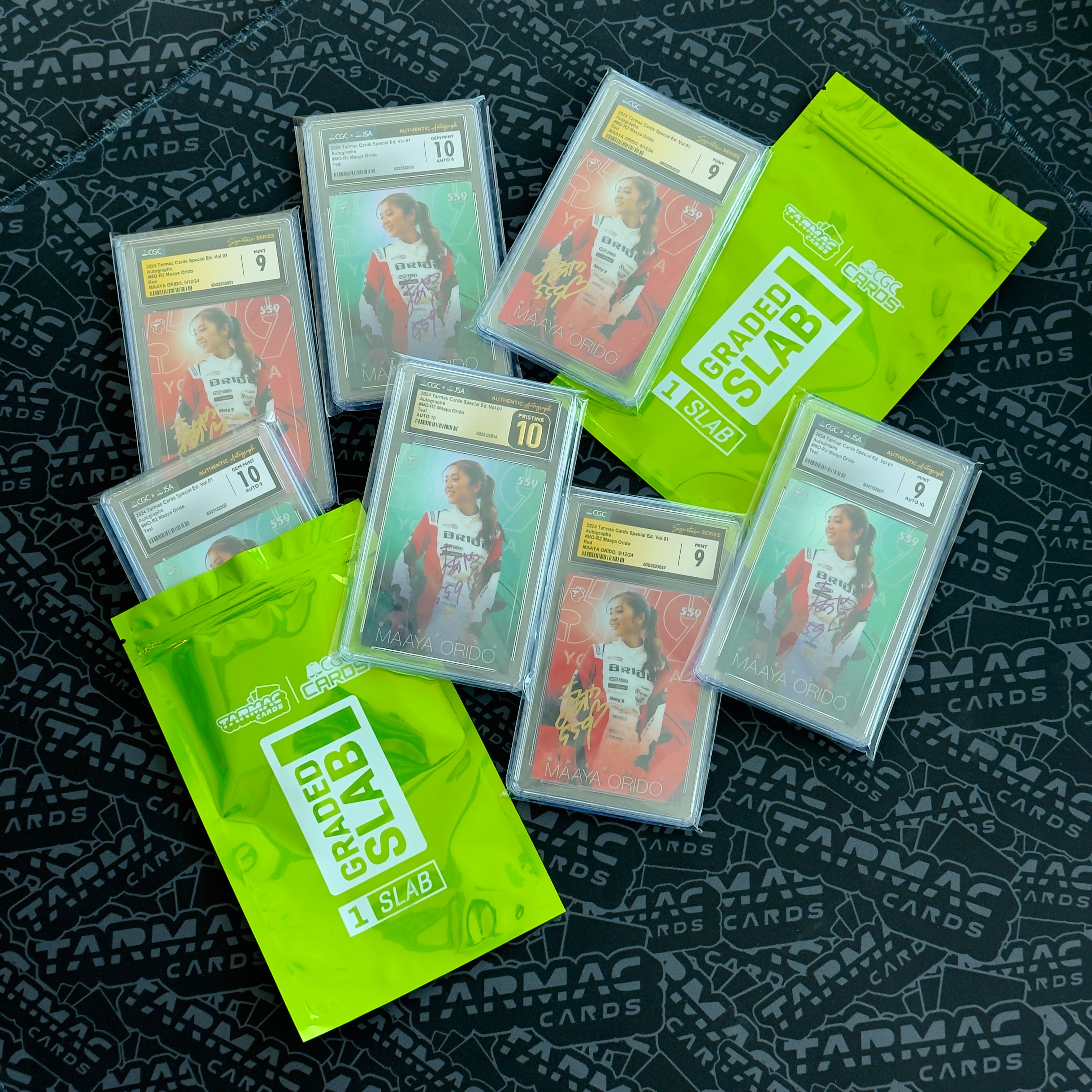 Tarmac Cards Maaya Orido Event Special Graded Slab Pack 01 - Limited Edition Collectible Trading Cards for Anime Fans & Card Game Enthusiasts - Perfect for Display, Trading, and Gaming Events