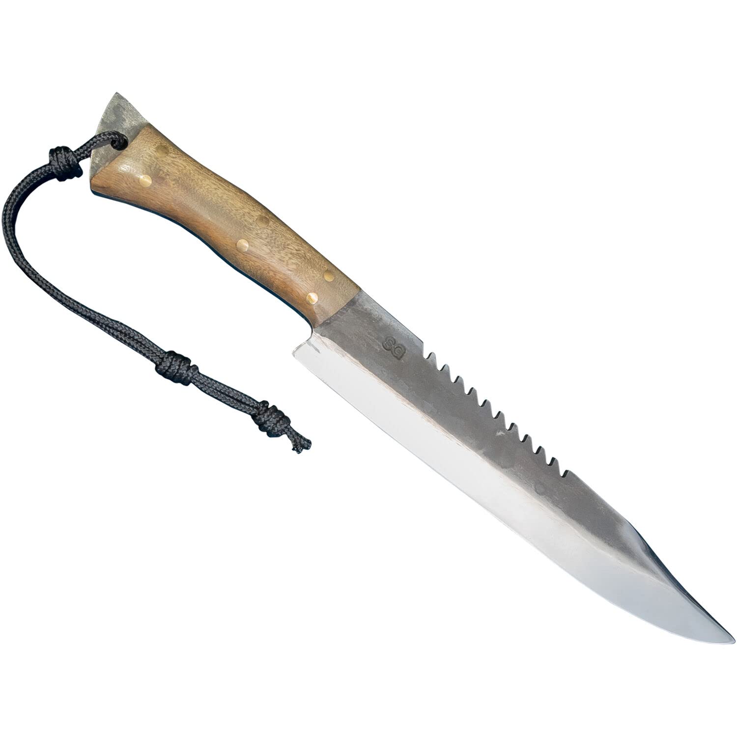 Brazilian Flame Hunter Bison Knife - Full Tang Fixed Blade Tactical Survival Knife | 420C Stainless Steel | Perfect for Outdoor Camping, Hunting & Emergency Preparedness