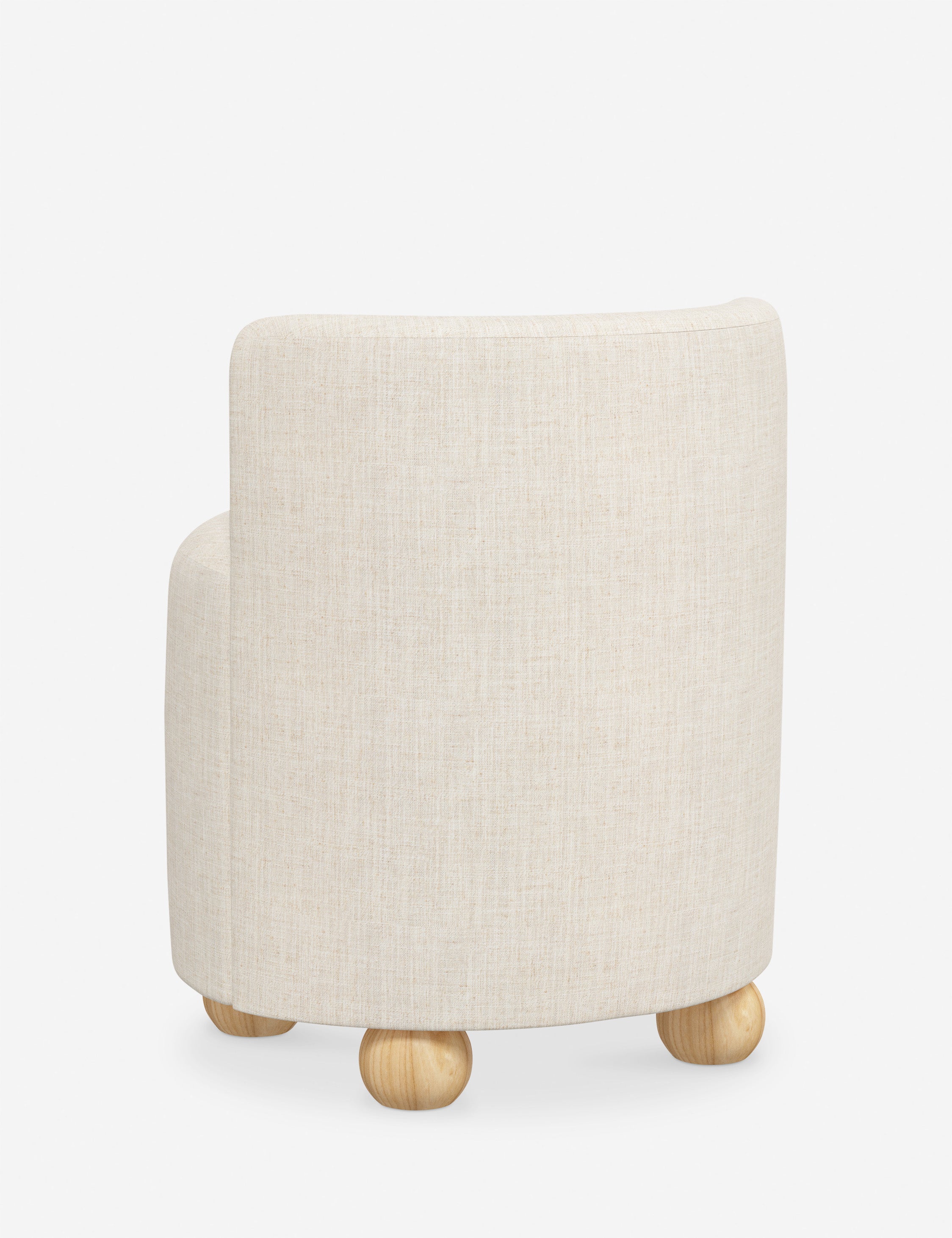 Fernsby Modern Accent Chair - Mid Century Style Upholstered Lounge Chair for Living Room, Bedroom, Office - Comfortable Reading Chair with Wooden Legs & Soft Fabric