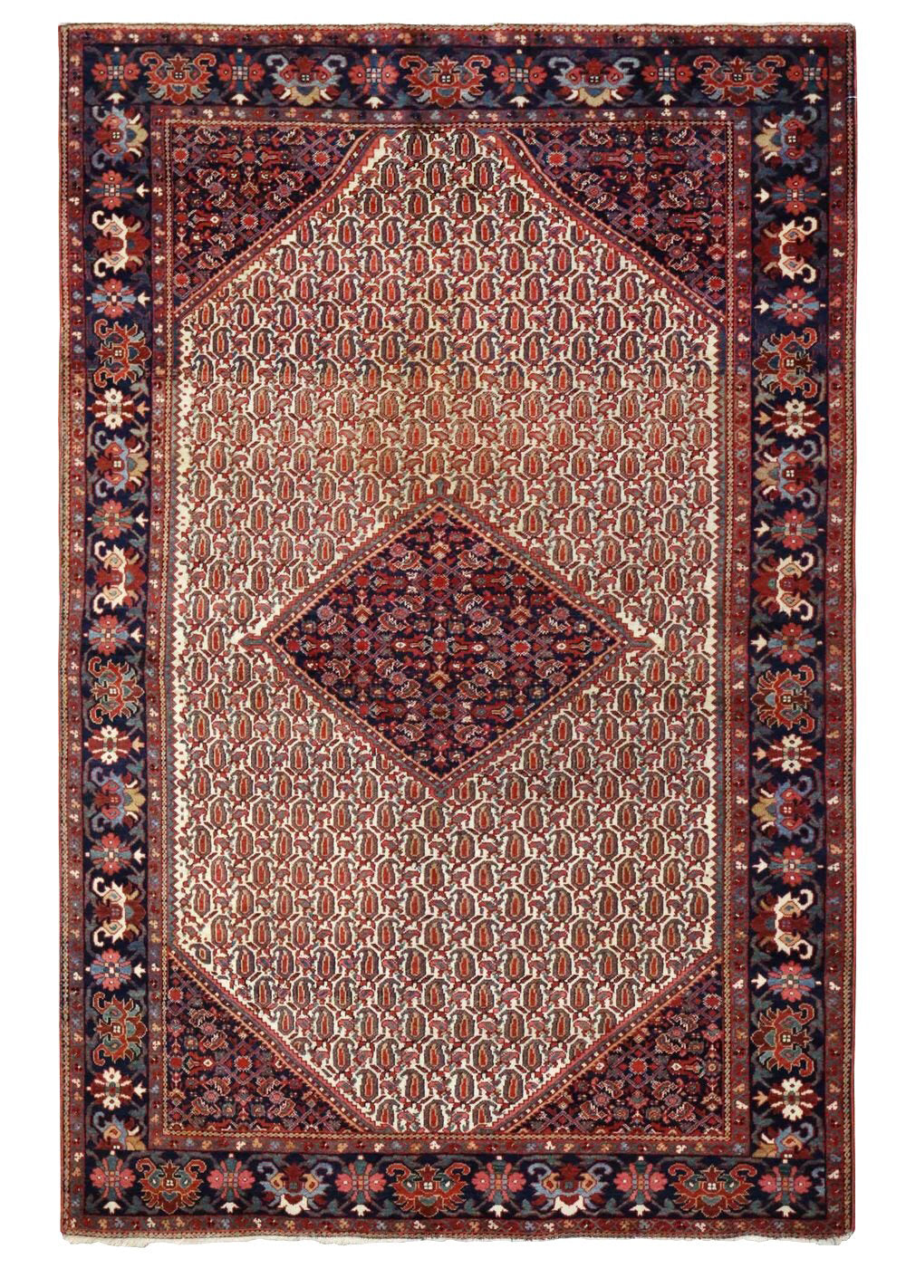 Antique Malayer Sarouk Handwoven Traditional Persian Rug - J68062 - Perfect for Living Room, Bedroom & Home Decor