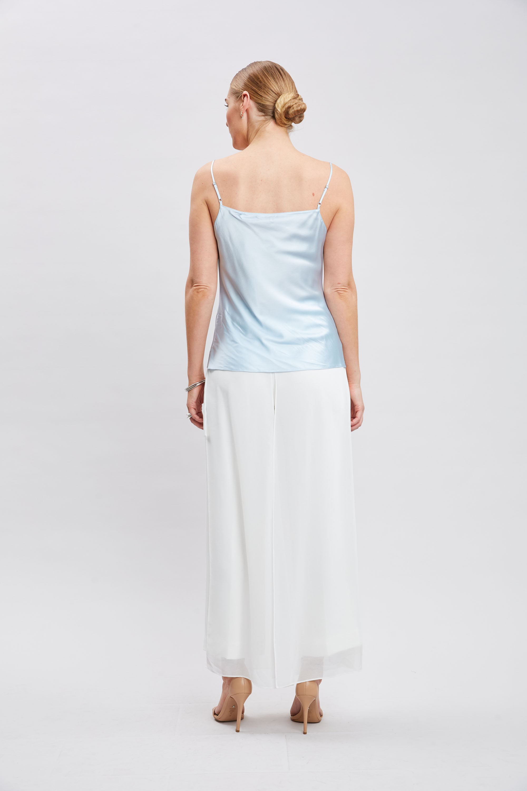 Luxury Stretch Silk Satin Cami Top for Women - Soft & Comfortable Sleepwear, Loungewear & Layering Piece - Perfect for Nightwear, Date Nights & Special Occasions