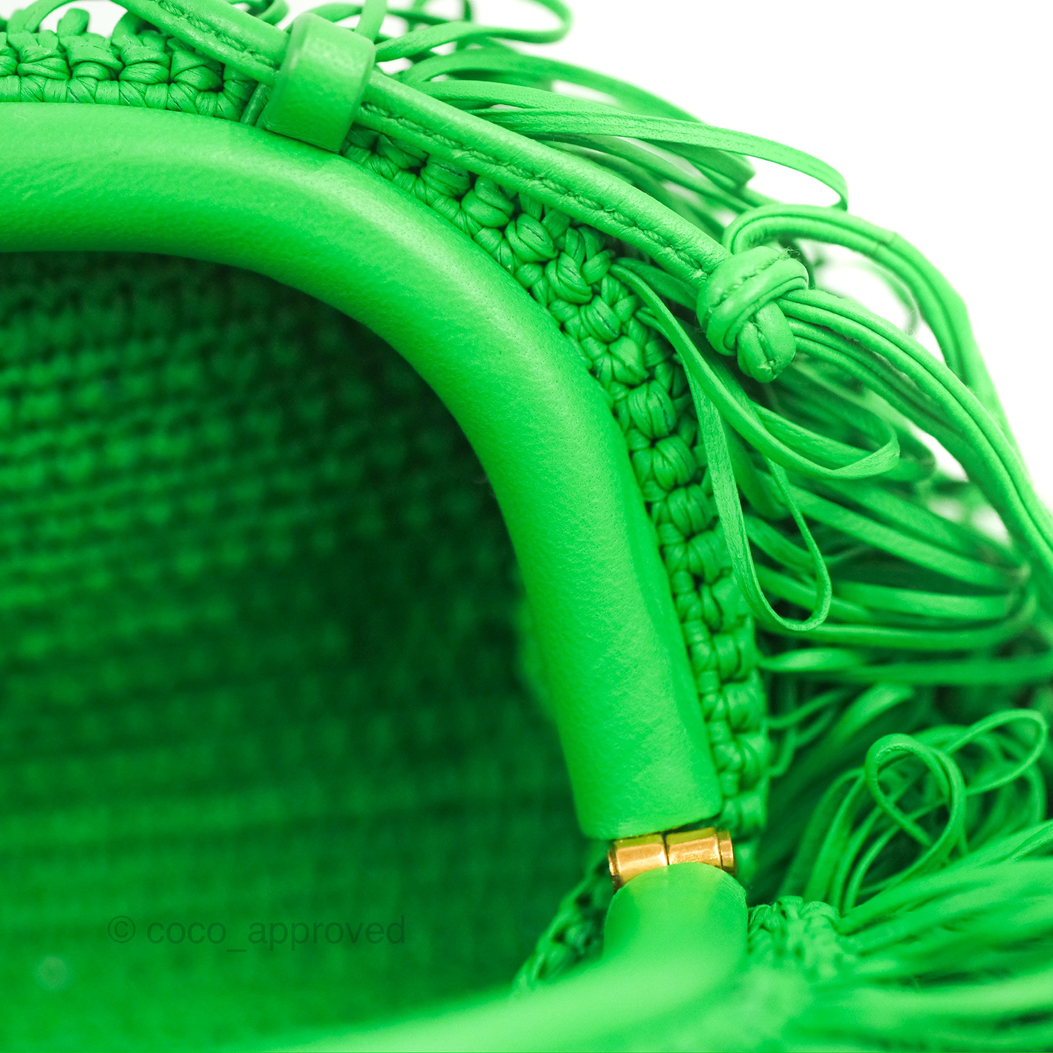Bottega Veneta Mini Pouch Crossbody Bag - Green Leather & Raffia Clutch for Women | Perfect for Evening Parties, Weddings & Date Nights