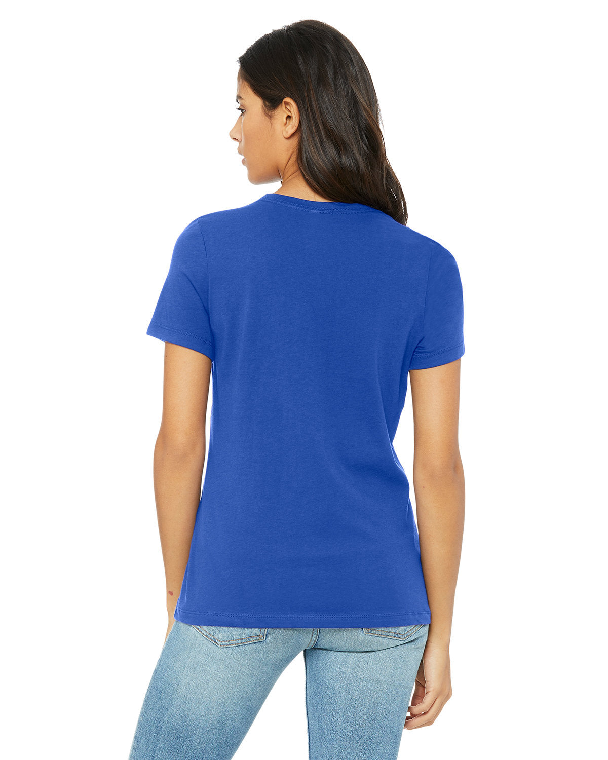 Bella + Canvas B6400 Women's Relaxed Fit Jersey Short Sleeve T-Shirt - Soft Comfortable Casual Tee for Everyday Wear, Workout, and Lounge