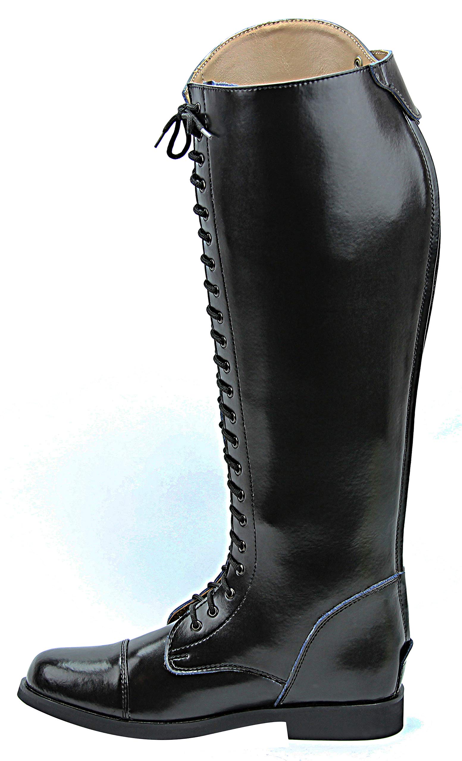 Women's Florence Field Equestrian Riding Boots - Stylish Black Leather Horseback Riding Boots for Ladies | Perfect for Horseback Riding, Countryside Outings & Fashionable Winter Wear
