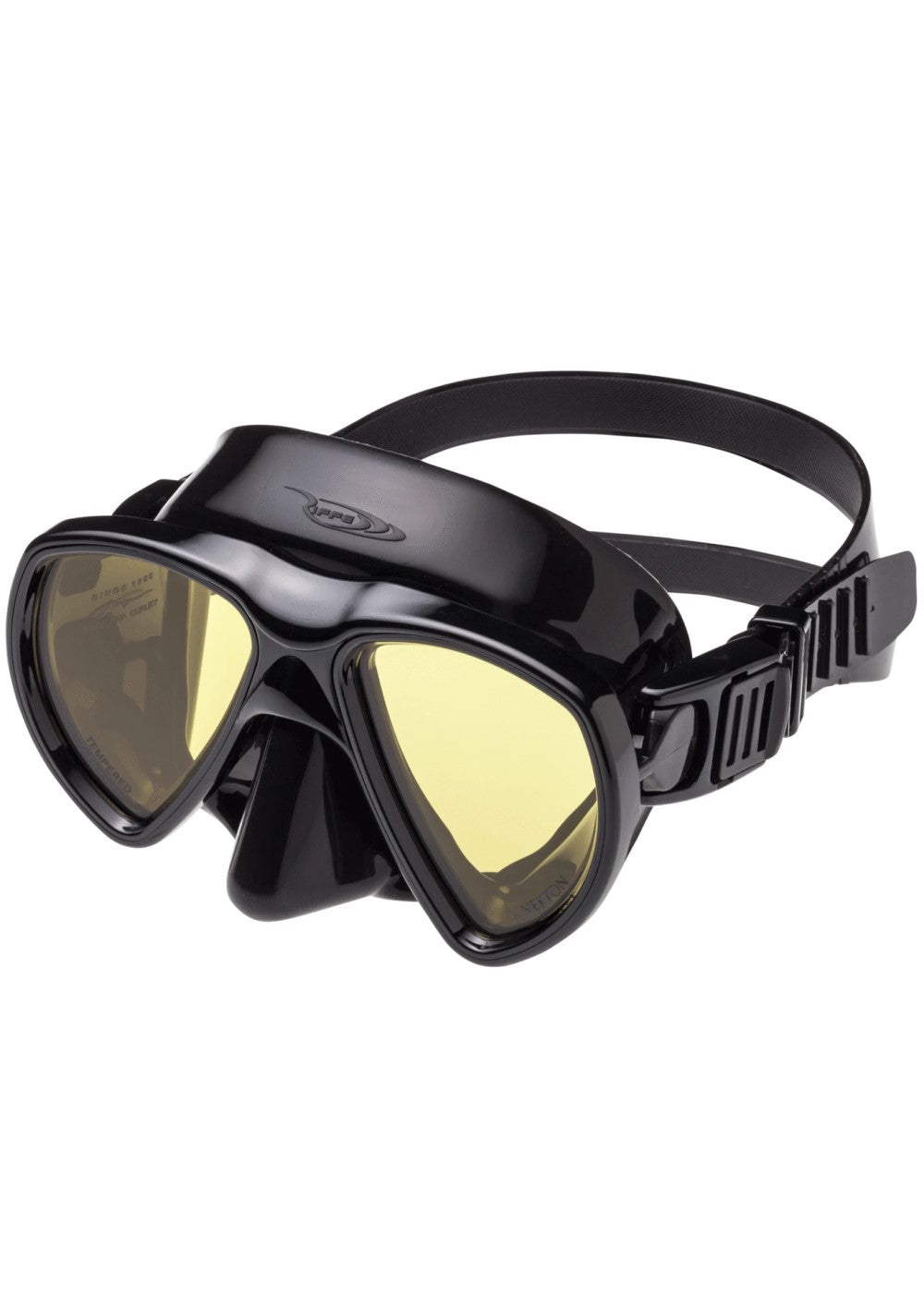Riffe Nekton Dive Mask with Amber Lens - Perfect for Scuba Diving, Snorkeling & Underwater Photography
