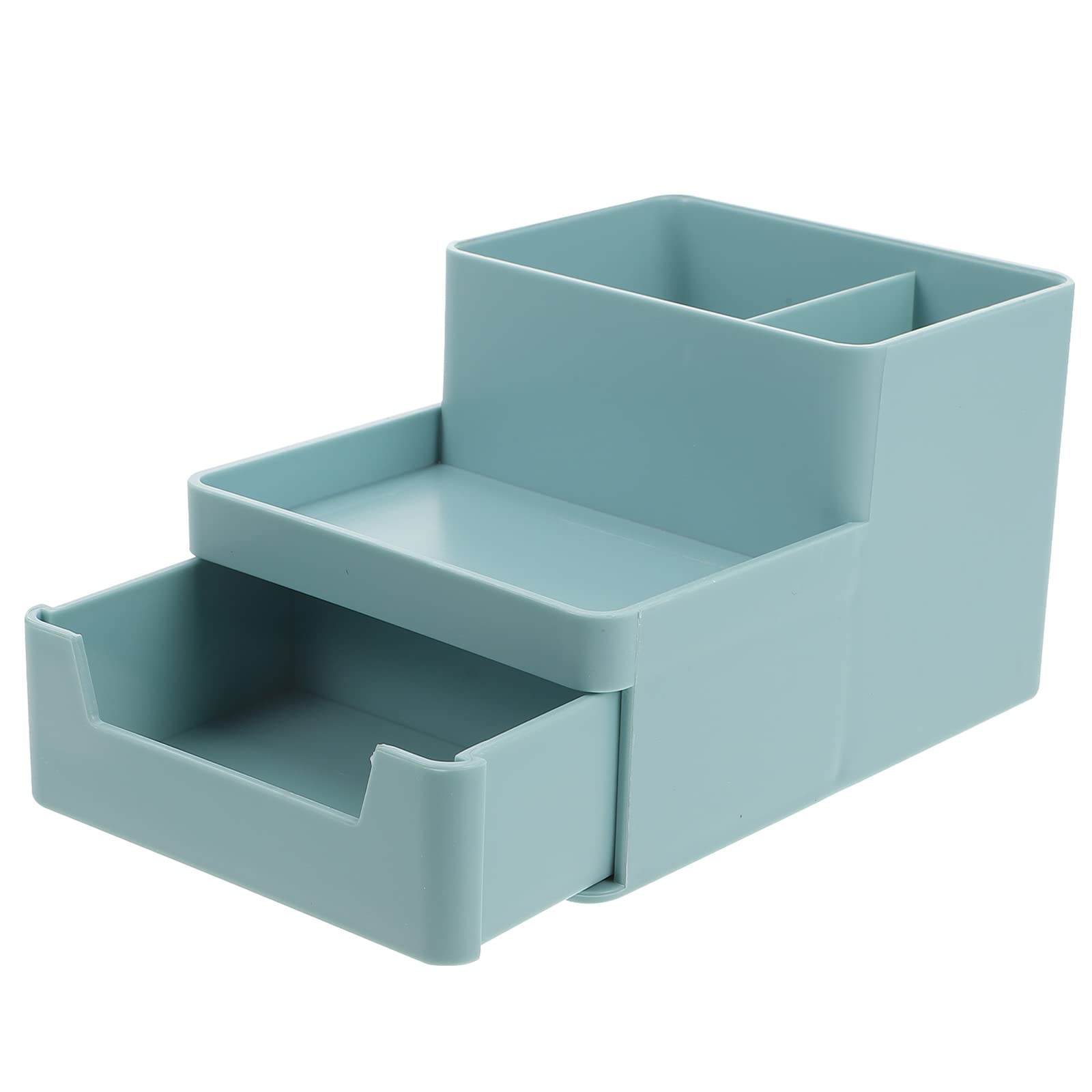 Cabilock 1pc Multi-Compartment Pen Holder & Storage Organizer Box - Perfect for Office, School, and Home Desk Organization