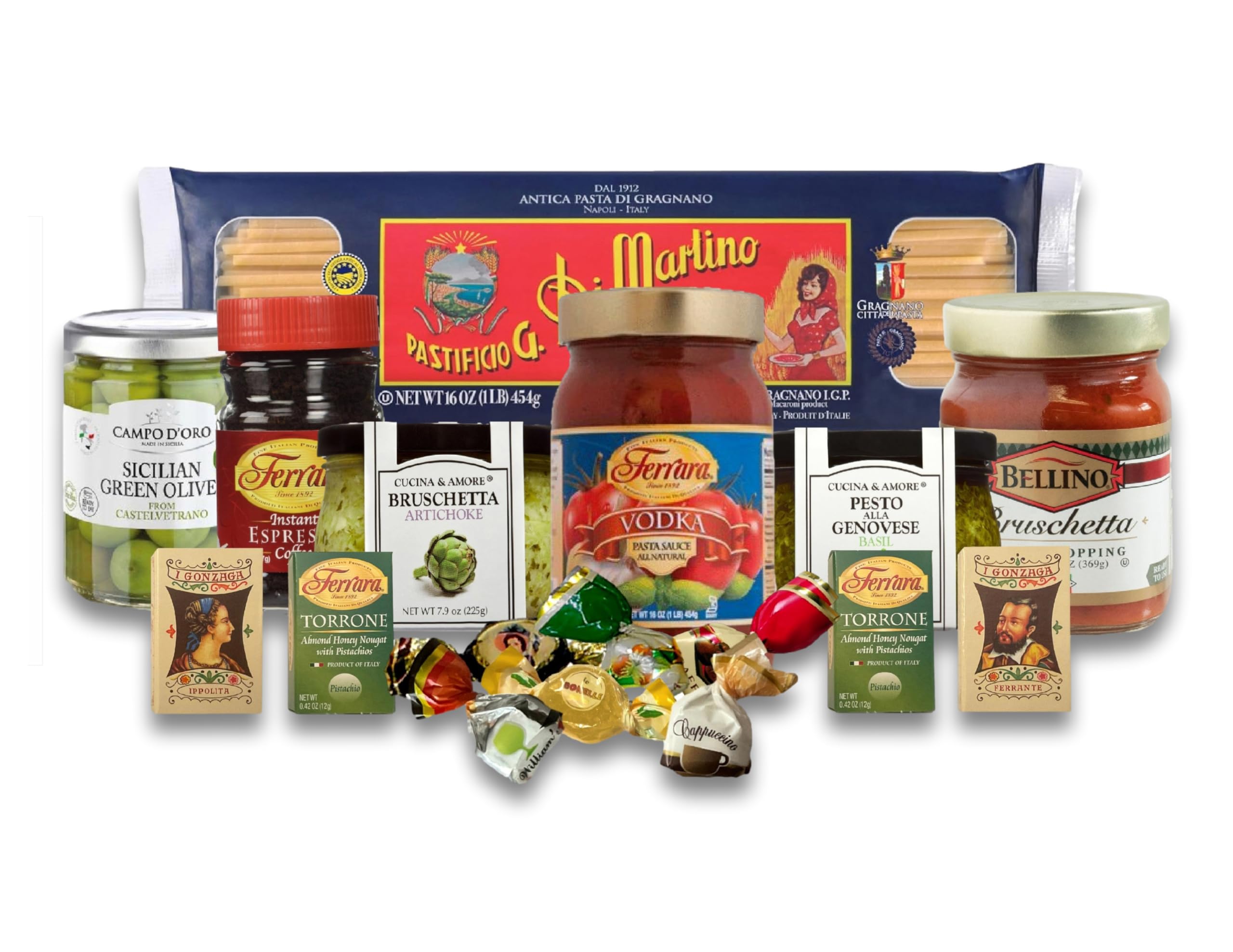 Premium Italian Gourmet Gift Basket - Authentic Imported Delicacies for Holidays, Corporate Gifts & Special Occasions