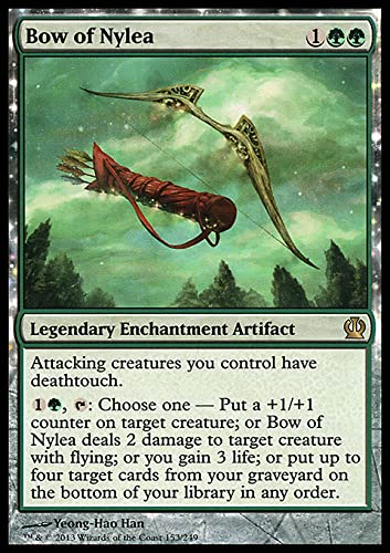 MTG Magic: The Gathering - Bow of Nylea (153) Theros THS Card - Perfect for Commander, Standard & Modern Deck Builders | Collectible Trading Card Game Accessory