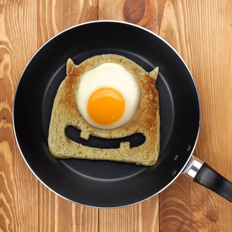 Fred Egg Monster Bread Cutter - Fun Dough & Cookie Cutter for Kids Baking - Perfect for Halloween, Birthday Parties & DIY Snacks