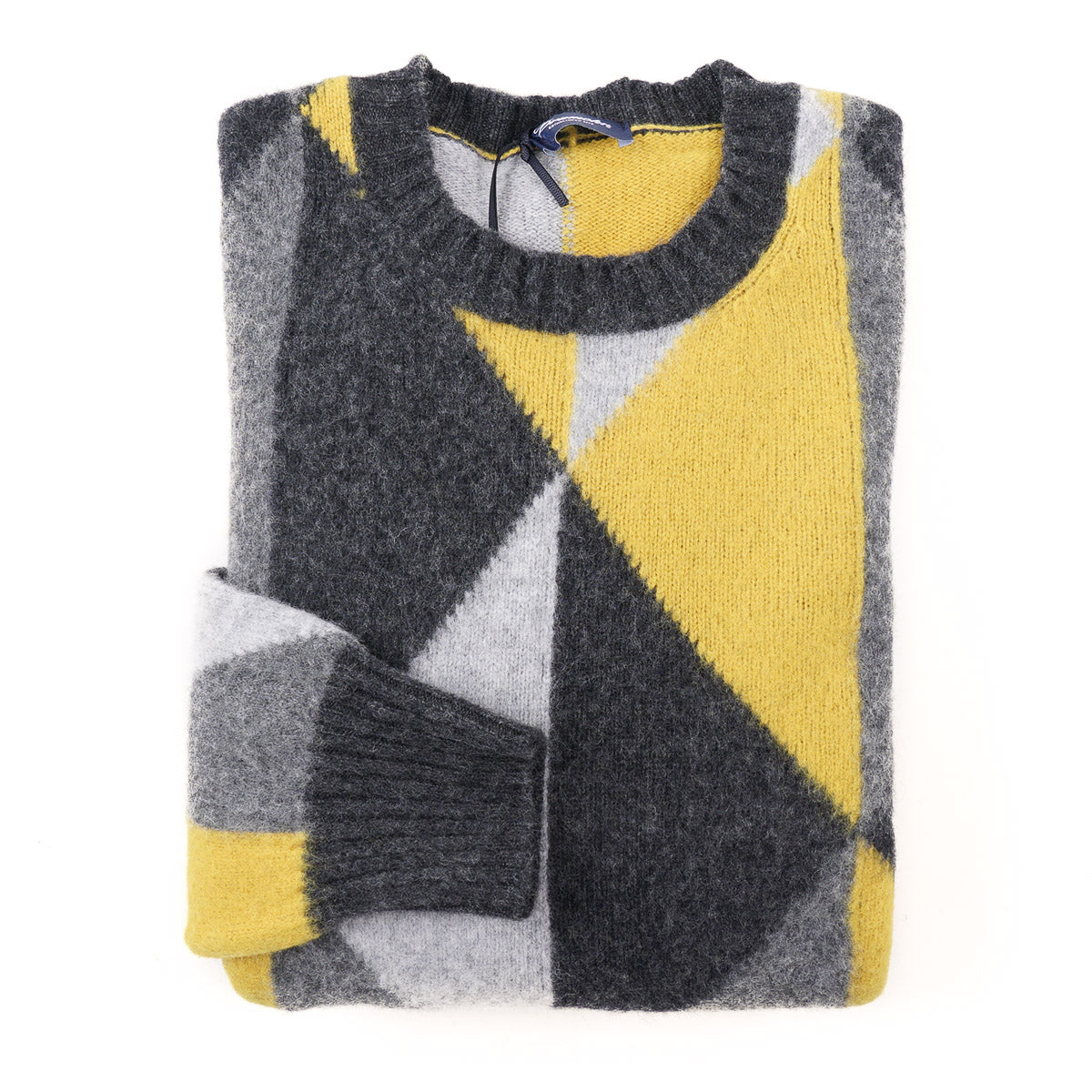 Drumohr Patterned Lambswool Sweater for Women - Soft Winter Knit Pullover - Cozy Casual & Office Wear