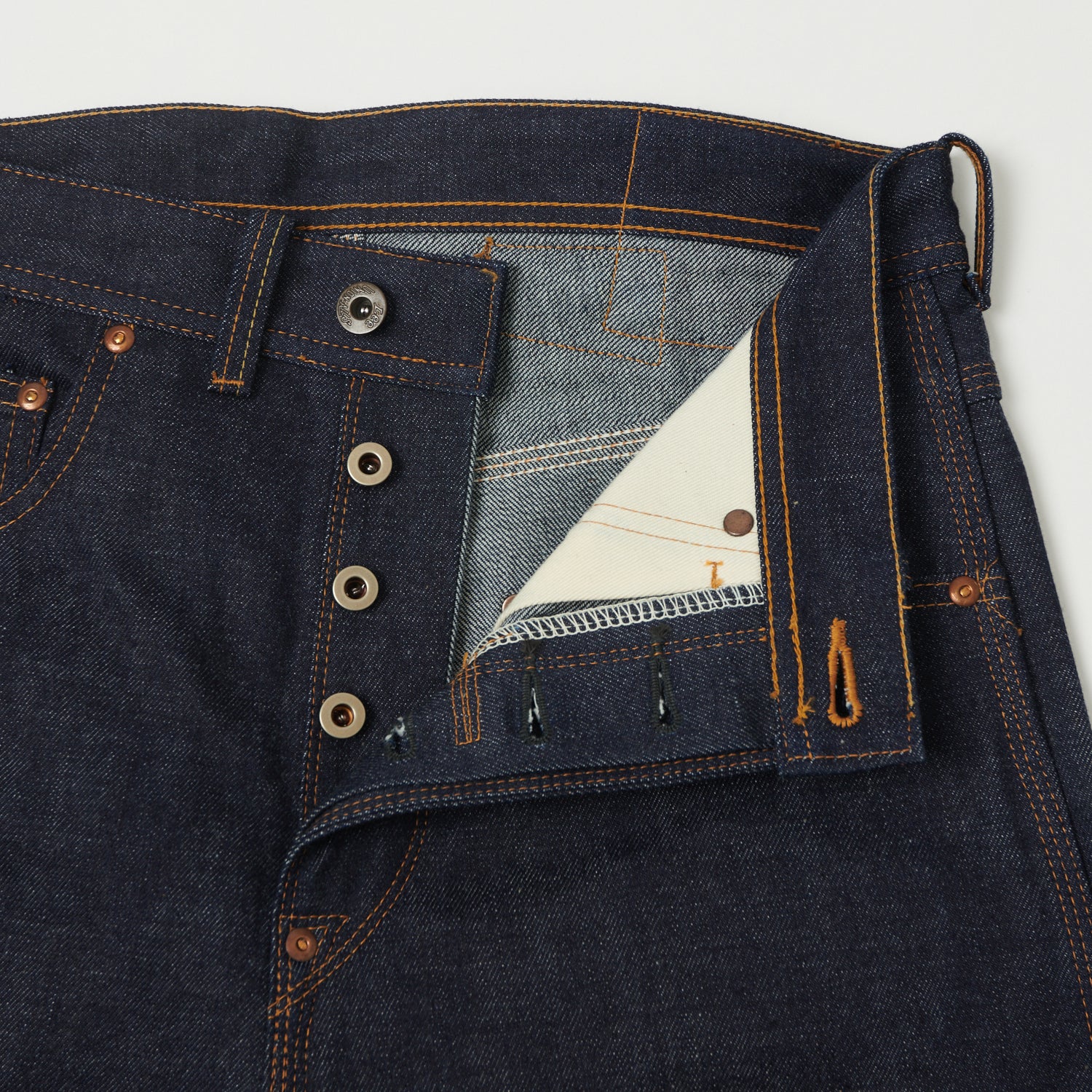 Lee Archives 'Cowboy' 101 Raw Denim Jeans for Men - Vintage Western Style Straight Leg Jeans for Casual Wear and Rodeo Events