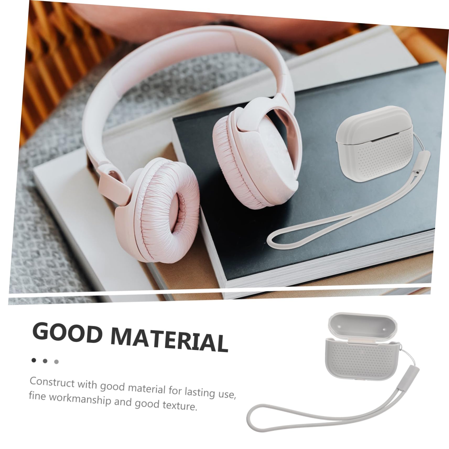 OSALADI 2-Pack Protective Earphone Case - Durable Earbuds Storage Box with Decorative Design, Portable Carrying Sleeve for AirPods & Wireless Earbuds - Perfect for Travel, Gym & Daily Use